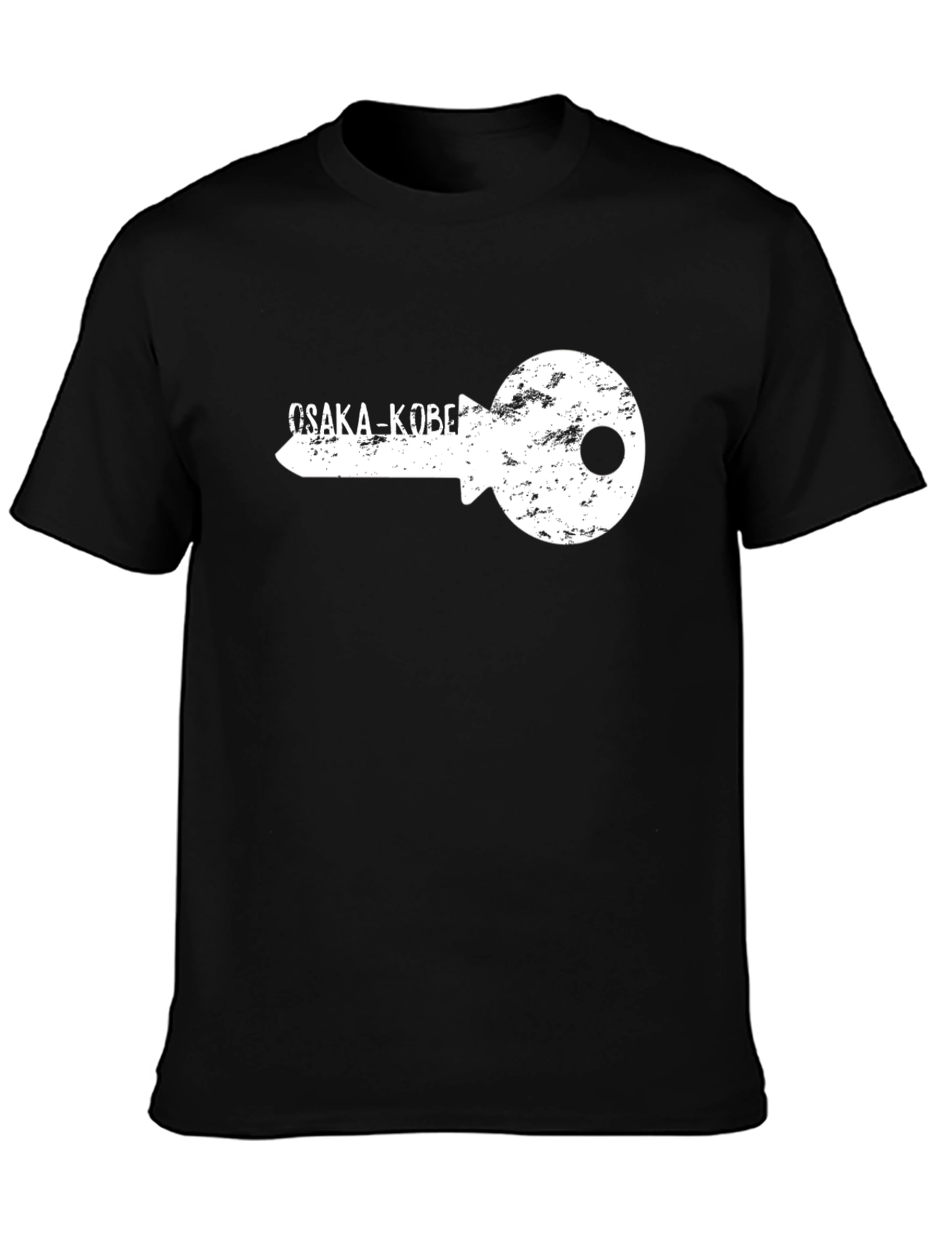 Osaka-Kobe Key Graphic T-Shirt - Retro Style