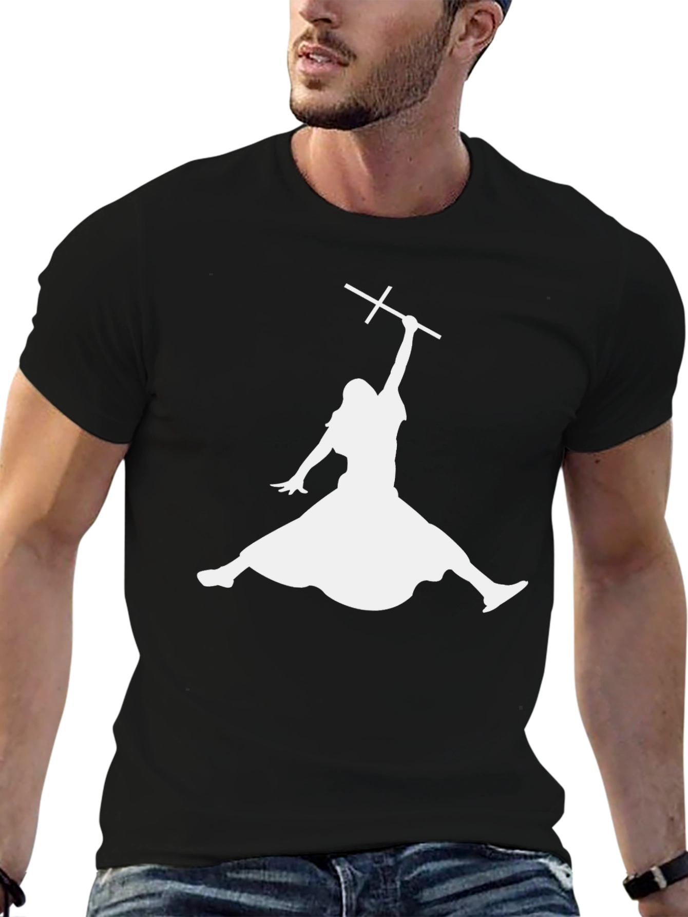 Christian Jump Black T-Shirt