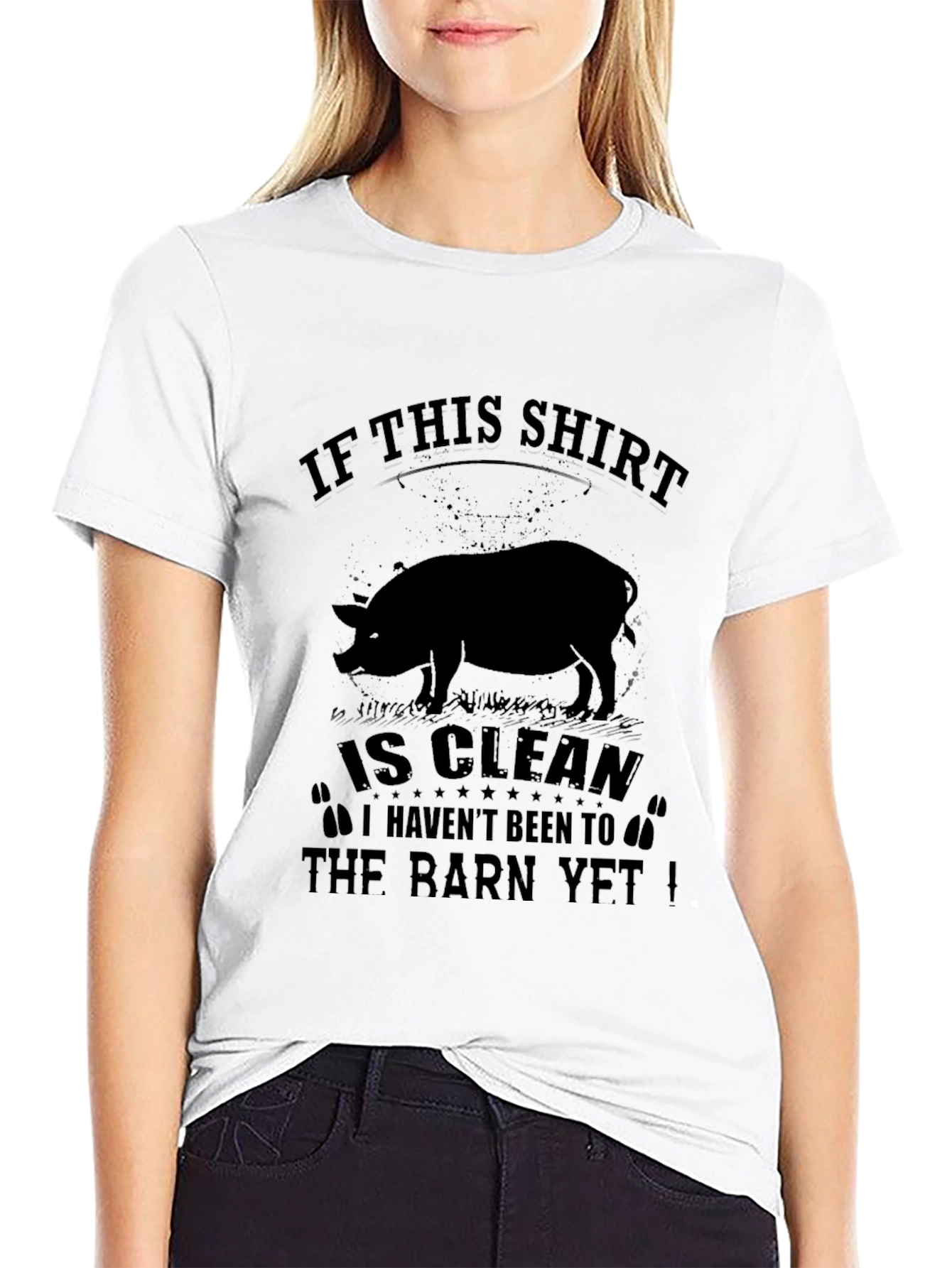 Funny Pig T-Shirt: If This Shirt Is Clean...
