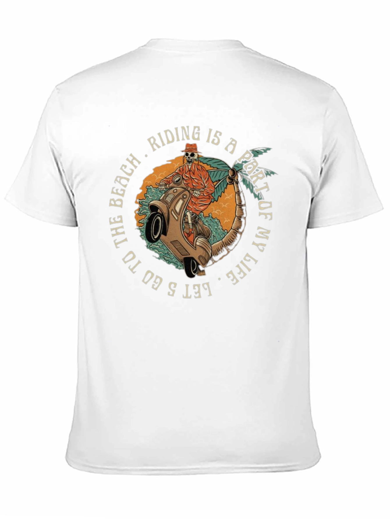 Beach Ride Graphic Tee - Casual Style