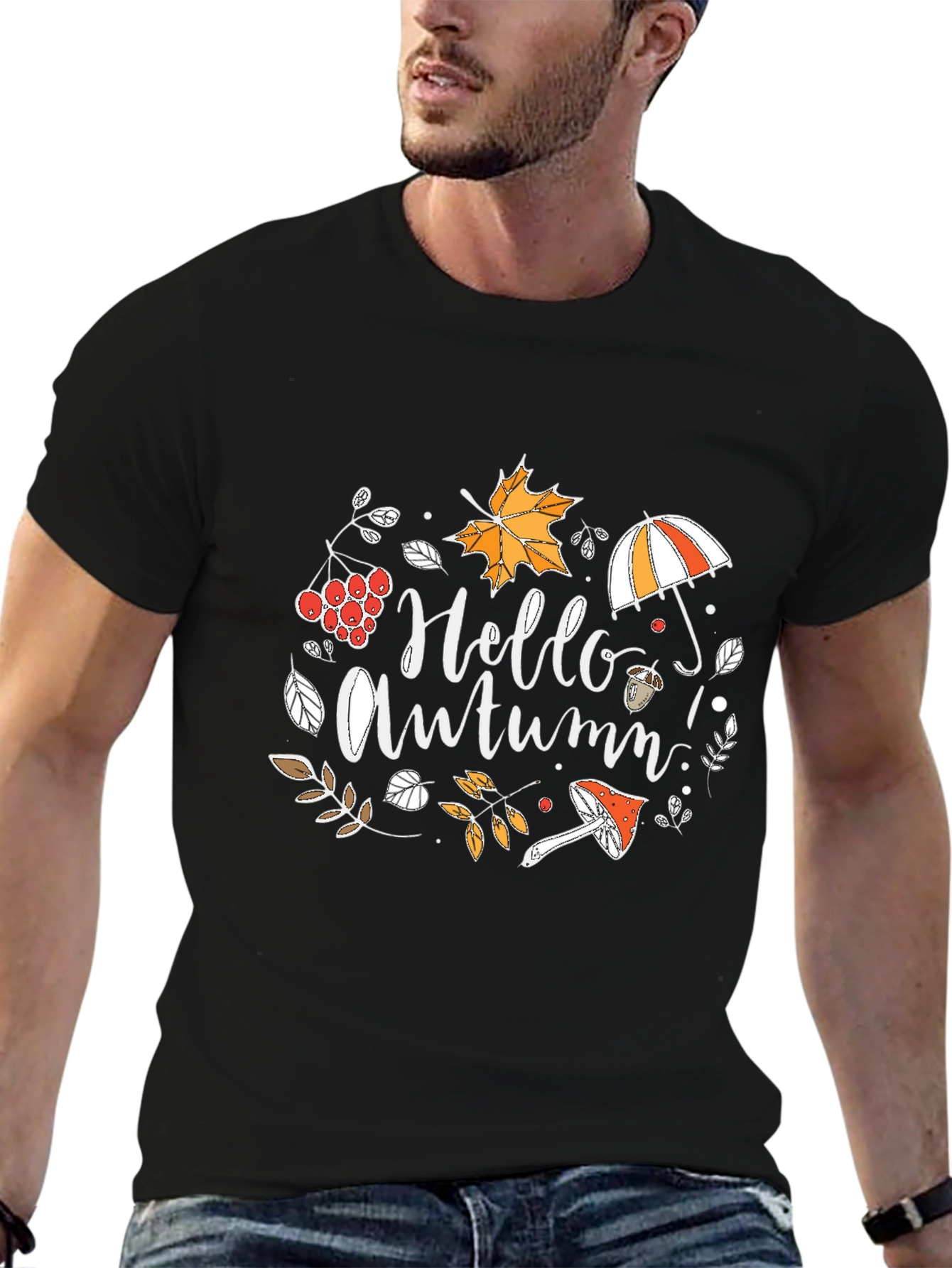 Hello Autumn Graphic T-Shirt