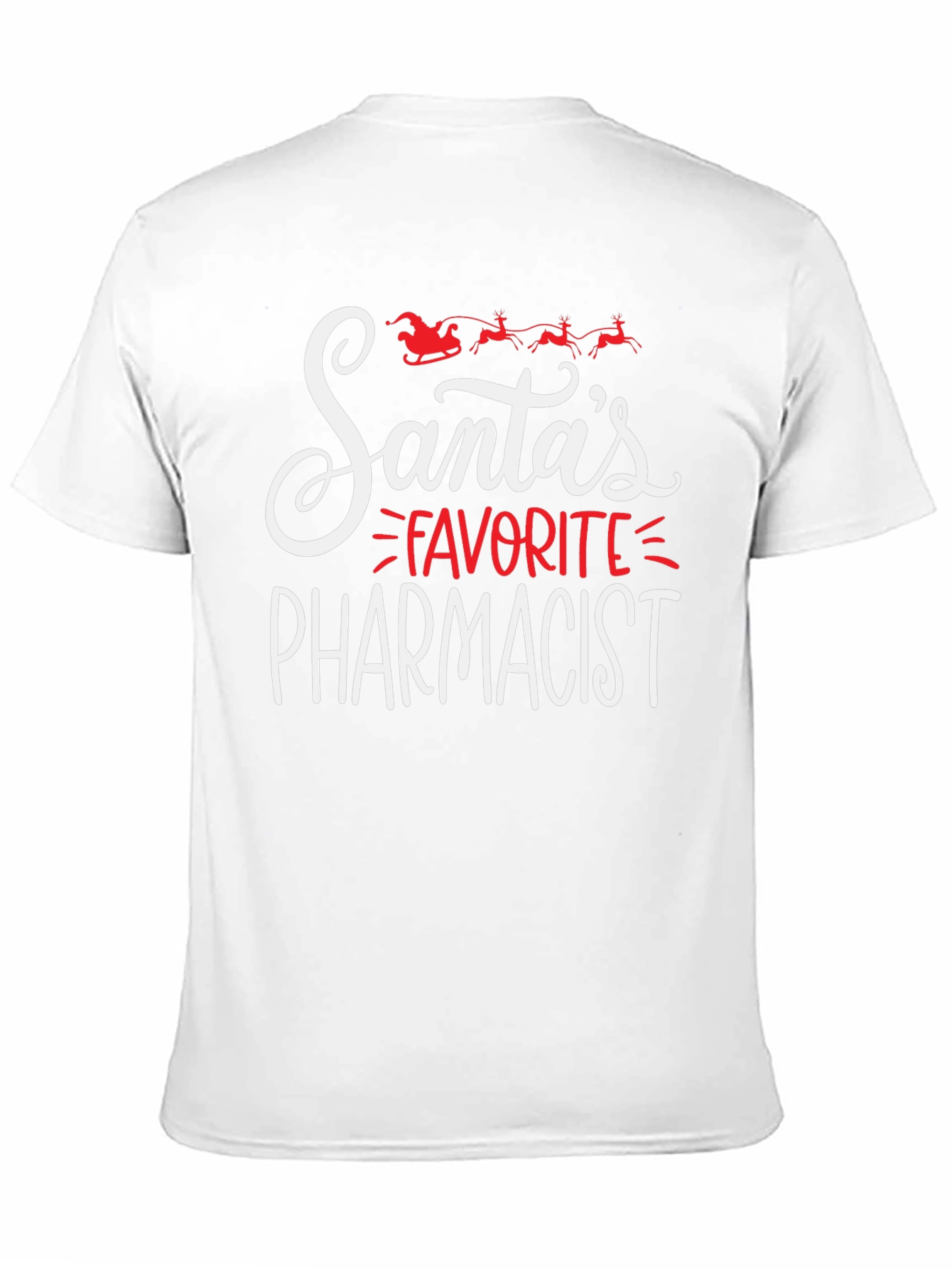 Santas Favorite Pharmacist Christmas T-Shirt