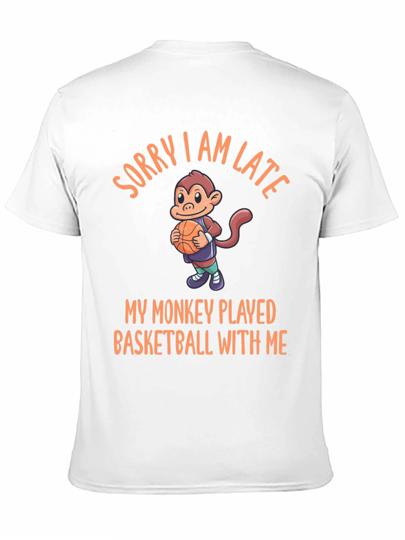 Funny Monkey Basketball T-Shirt
