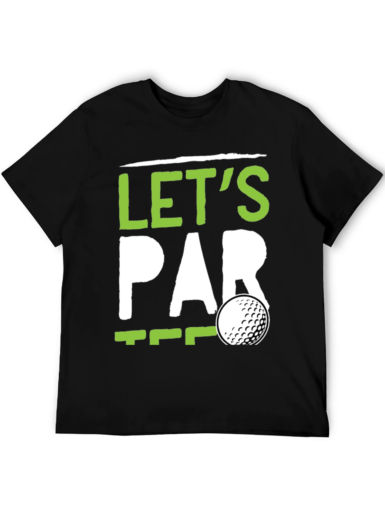 Lets Par Tee Golf T-Shirt - Black