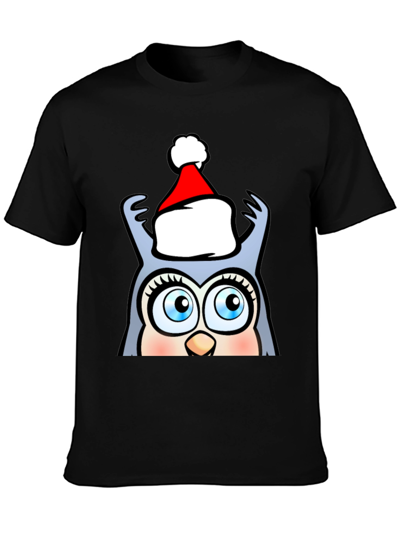 Festive Owl T-Shirt - Holiday Cheer