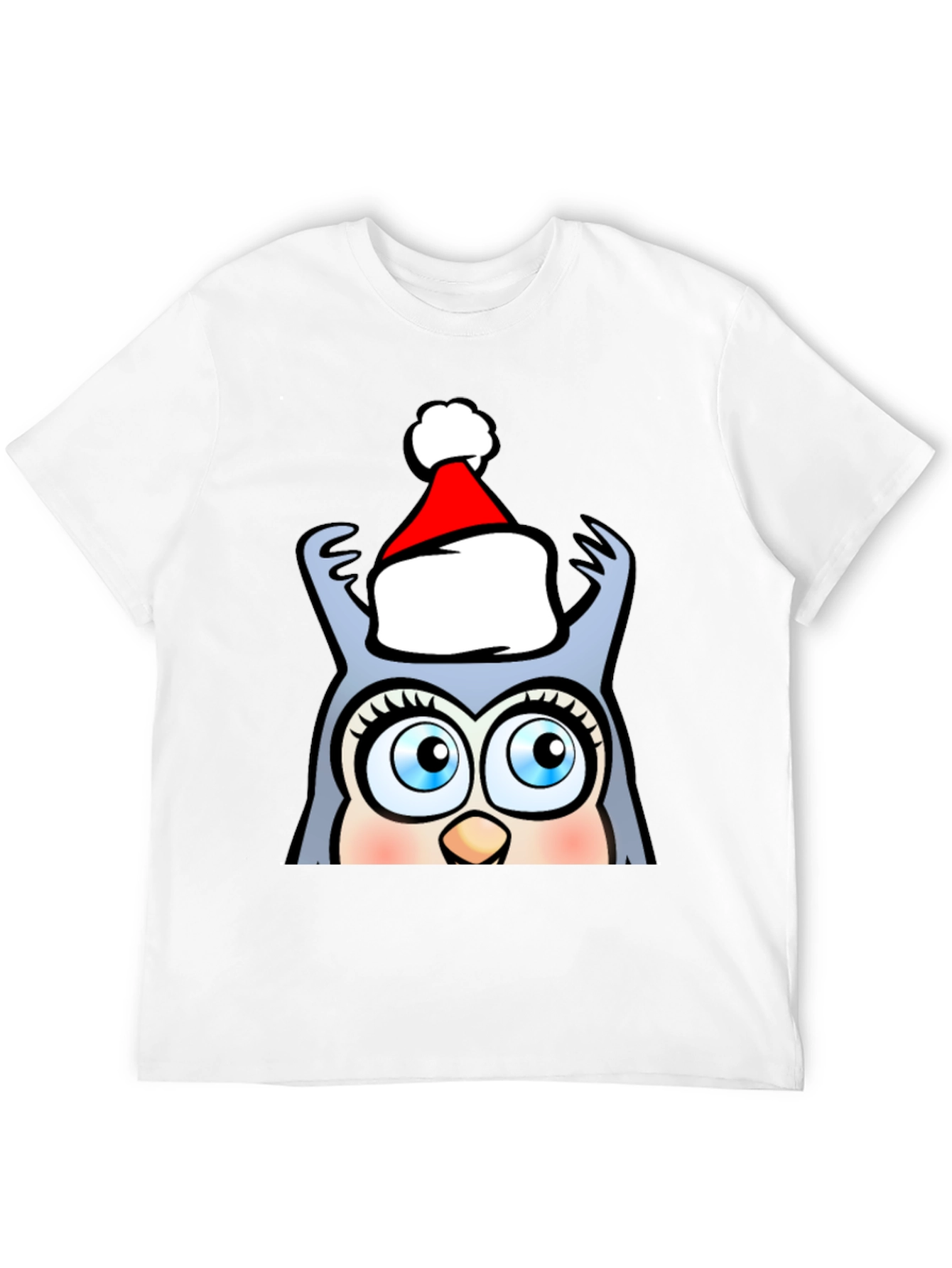 Festive Owl T-Shirt - Holiday Cheer