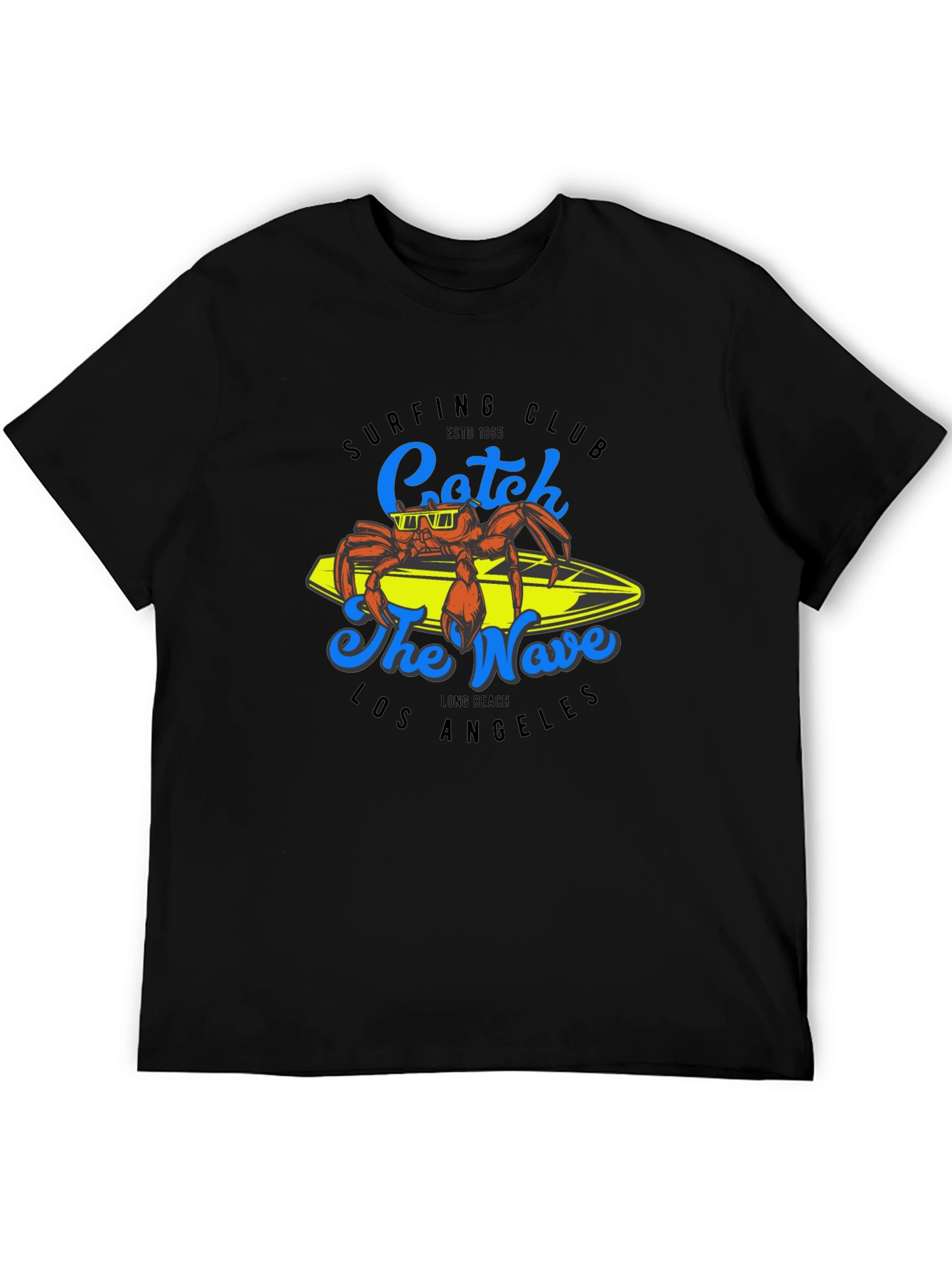 Surfing Club Crab Graphic Tee