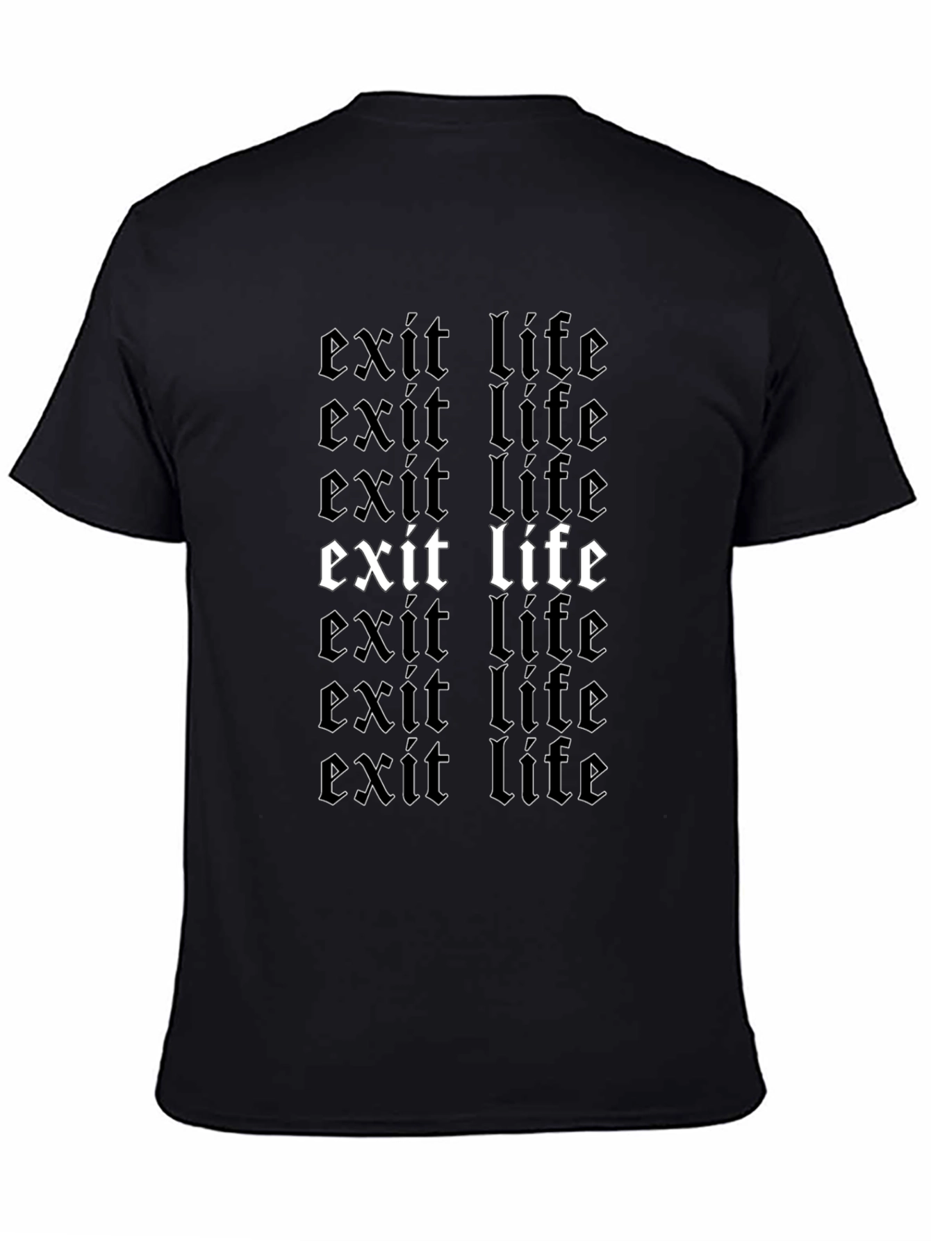 Exit Life Graphic T-Shirt - Bold Statement Tee