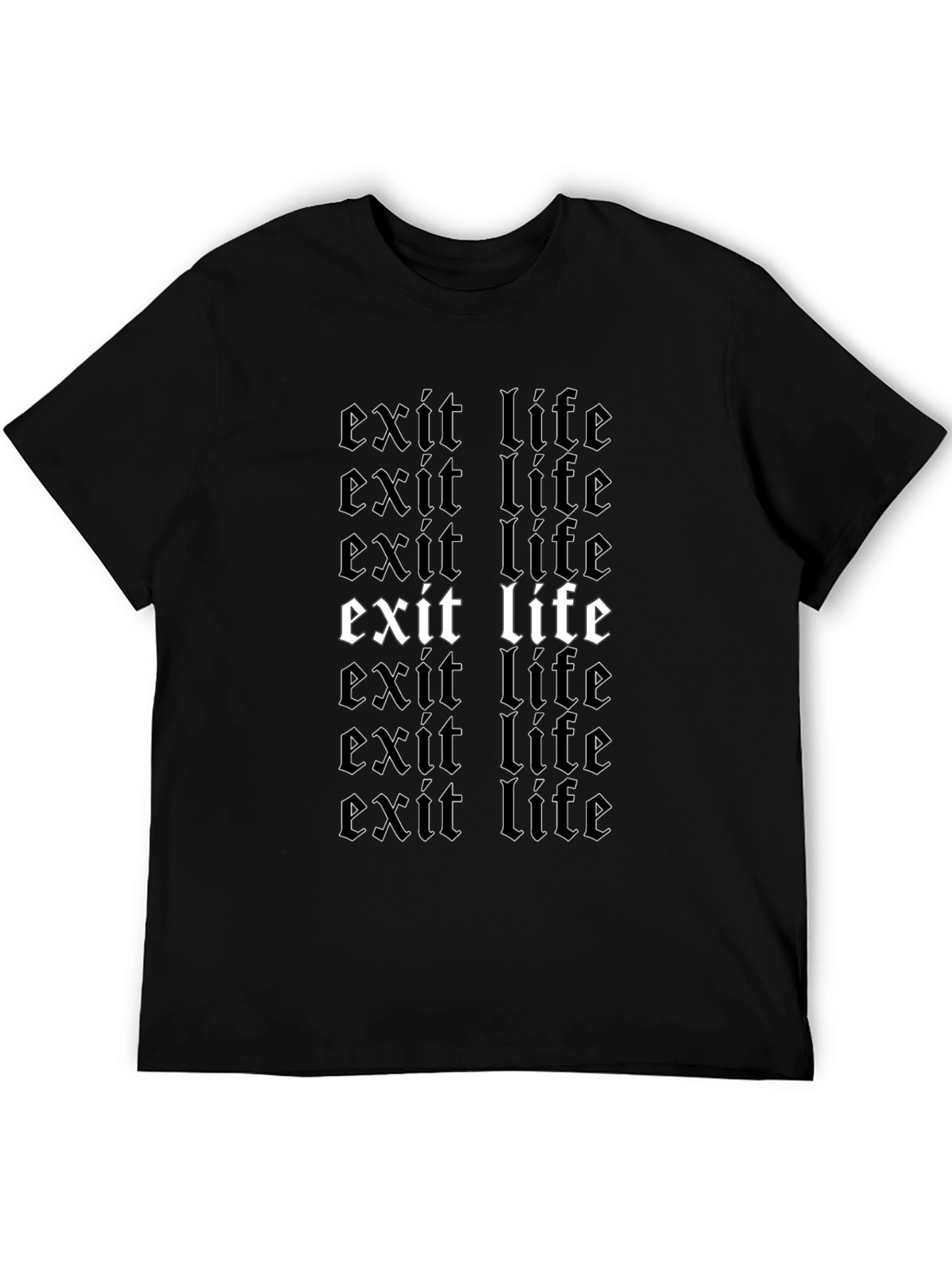 Exit Life Graphic T-Shirt - Bold Statement Tee