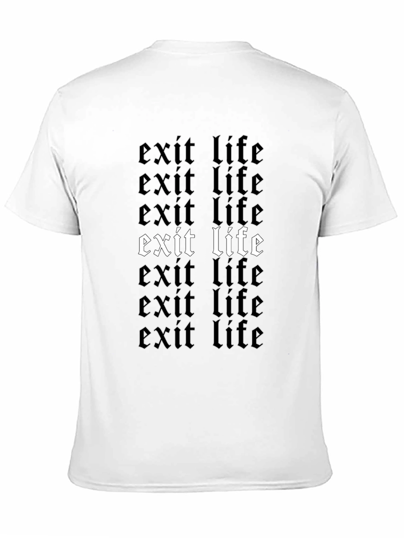 Exit Life Graphic T-Shirt - Bold Statement Tee