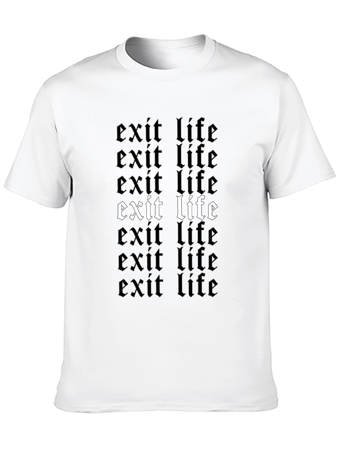 Exit Life Graphic T-Shirt - Bold Statement Tee