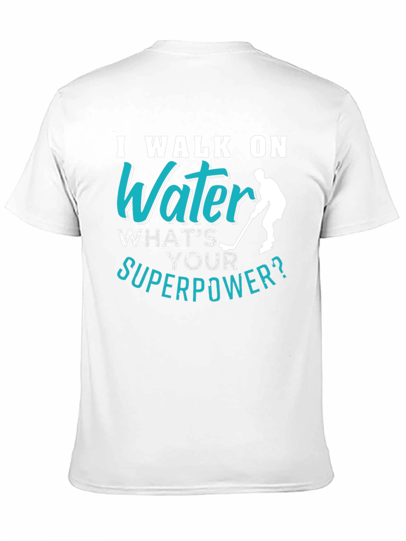 I Walk On Water Hockey Player T-Shirt