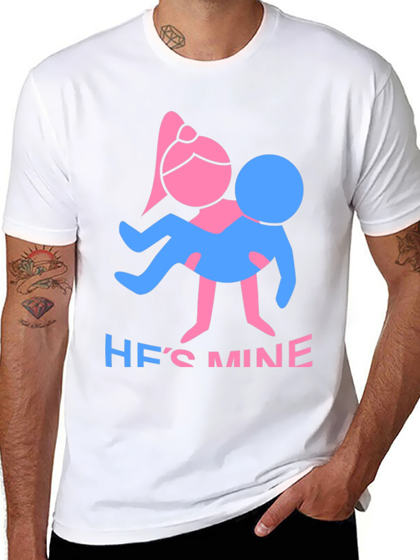 Hes Mine T-Shirt - Funny Couple Tee