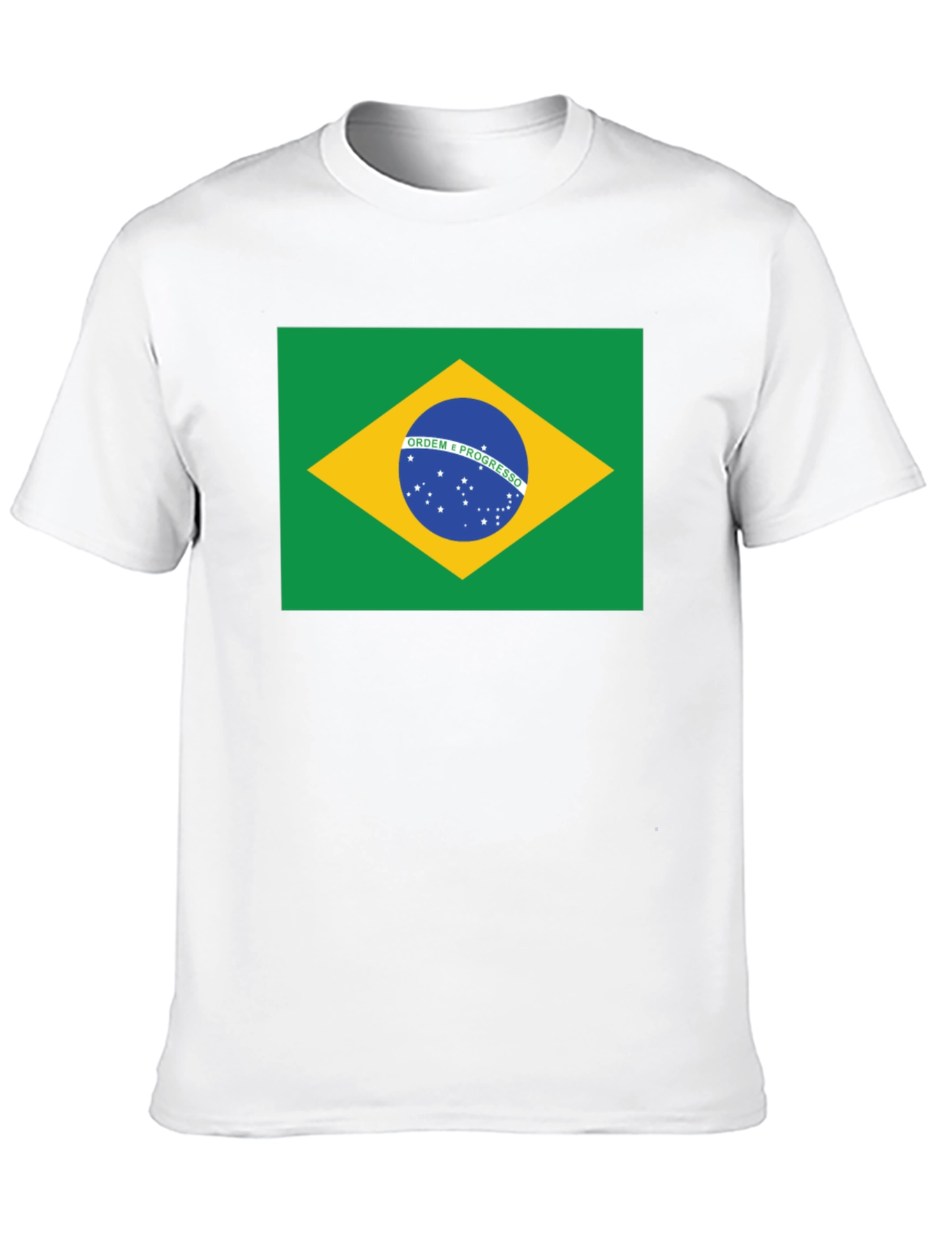 Brazil Flag Graphic T-Shirt - Black