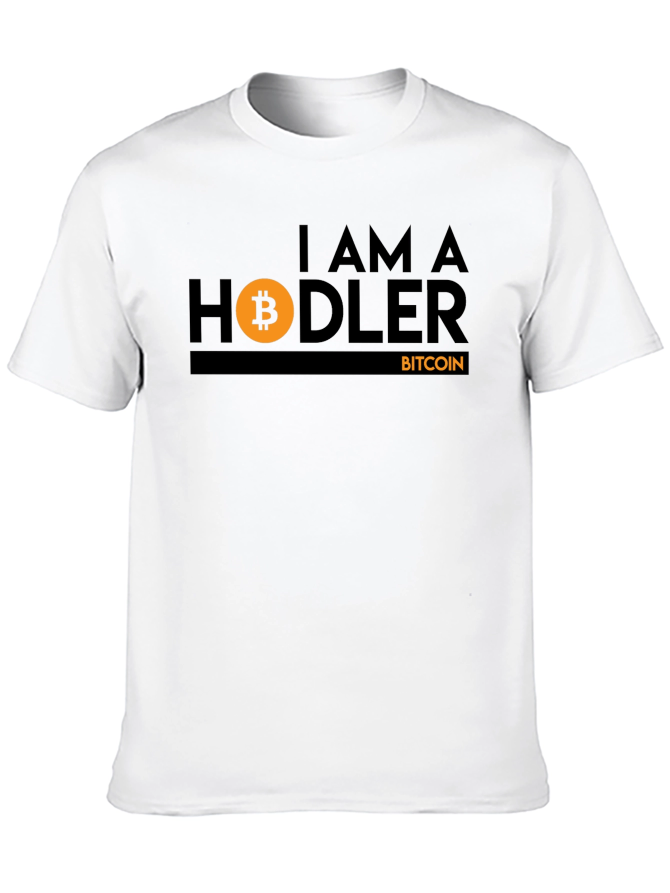 Bitcoin HODLer Black T-Shirt Crypto