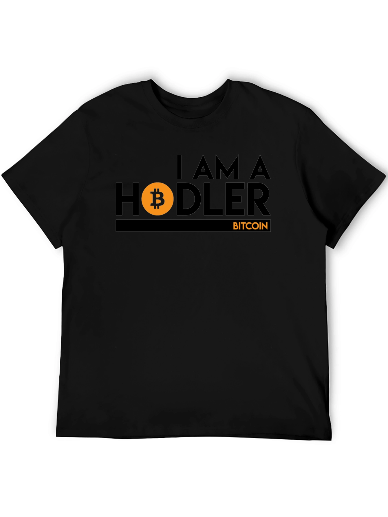 Bitcoin HODLer Black T-Shirt Crypto