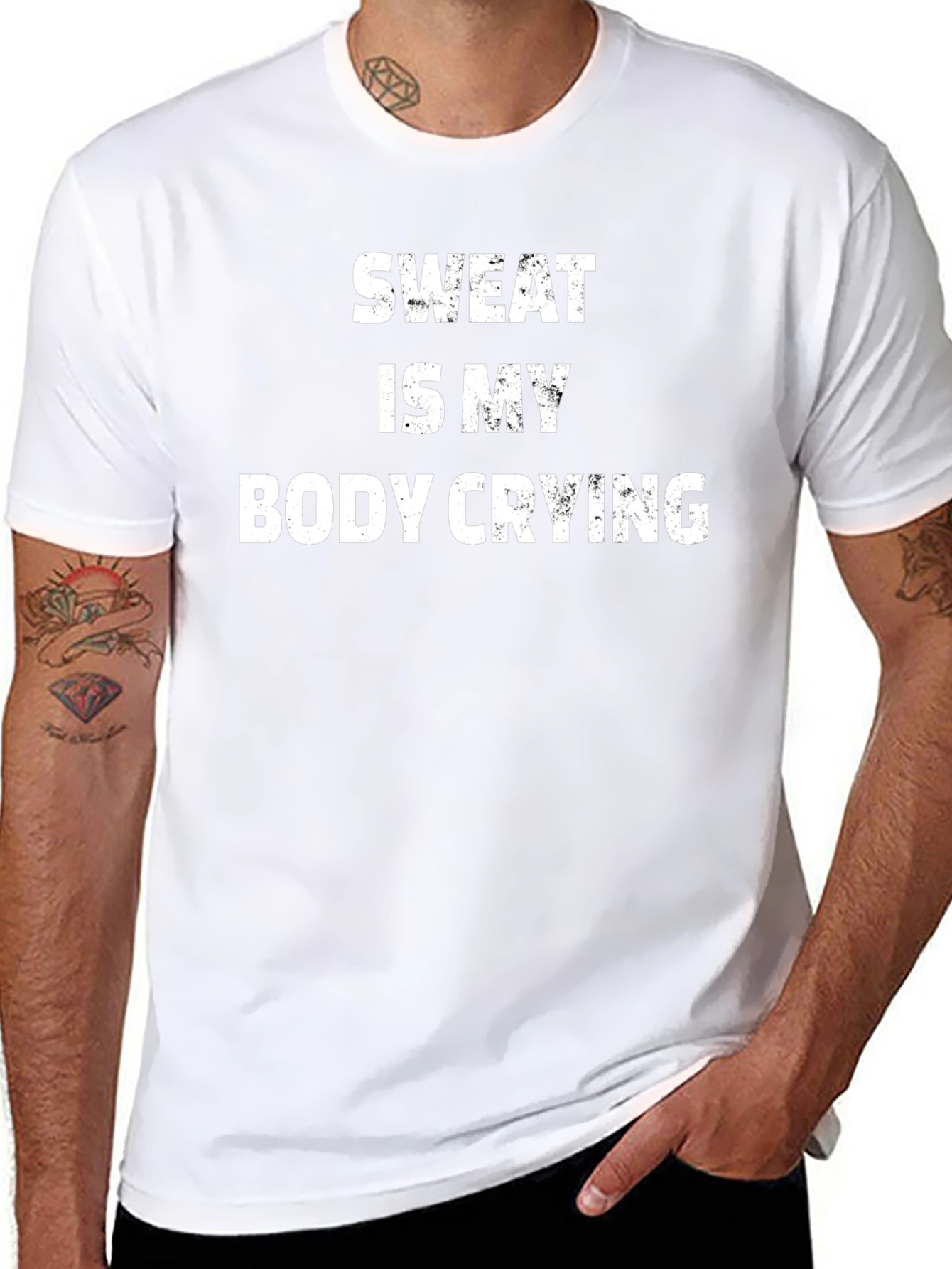 Sweat is My Body Crying Graphic Tee