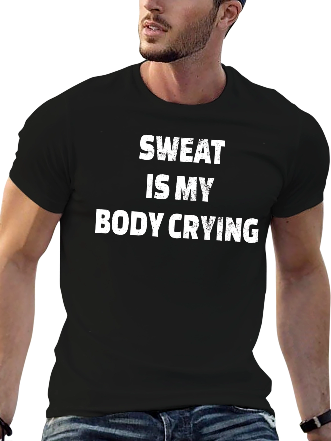 Sweat is My Body Crying Graphic Tee