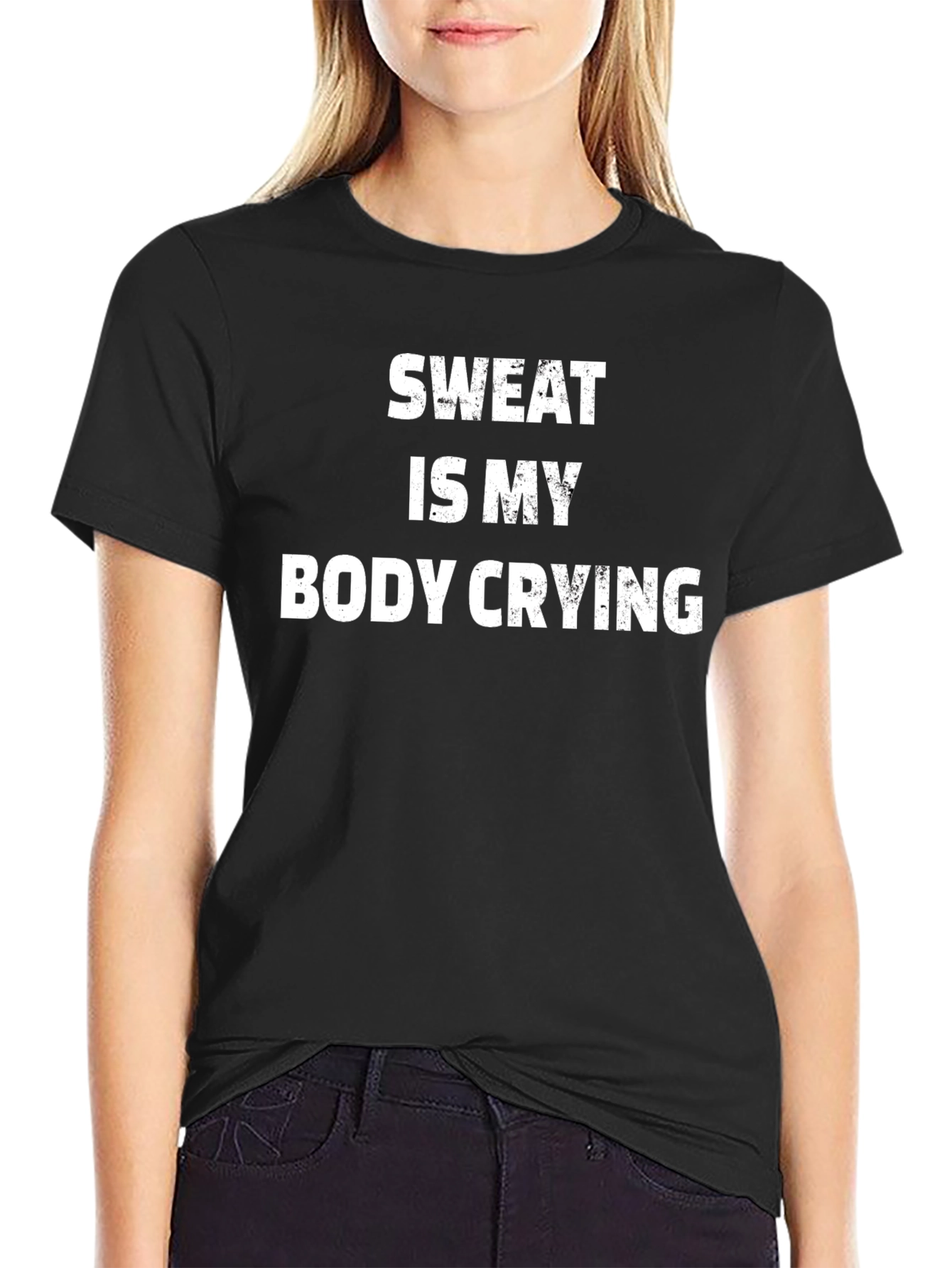 Sweat is My Body Crying Graphic Tee