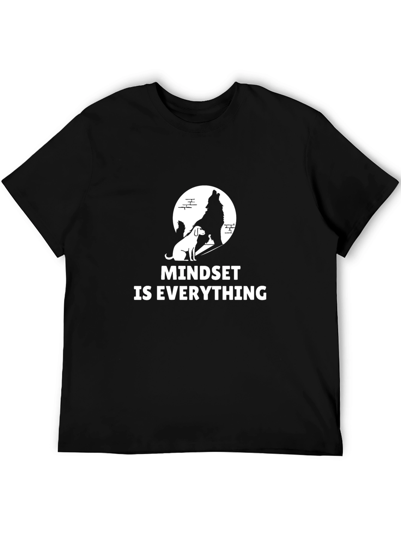 Mindset Is Everything Graphic Tee - Black