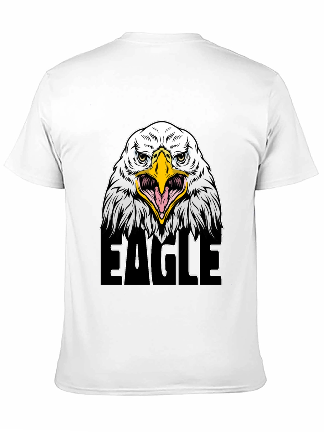 Eagle Graphic Black T-Shirt for Men