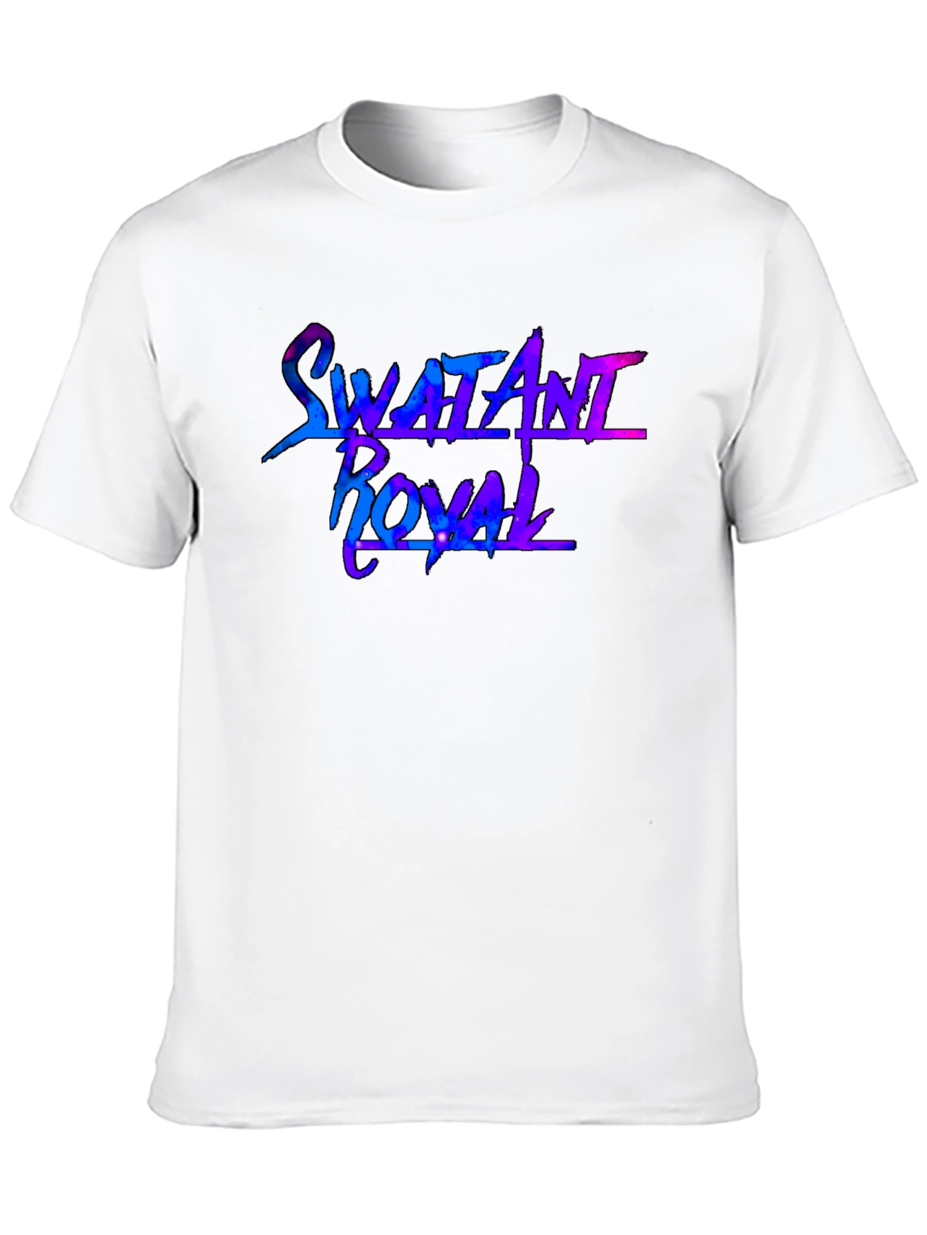 Swatani Royal Galaxy Graphic Black T-Shirt