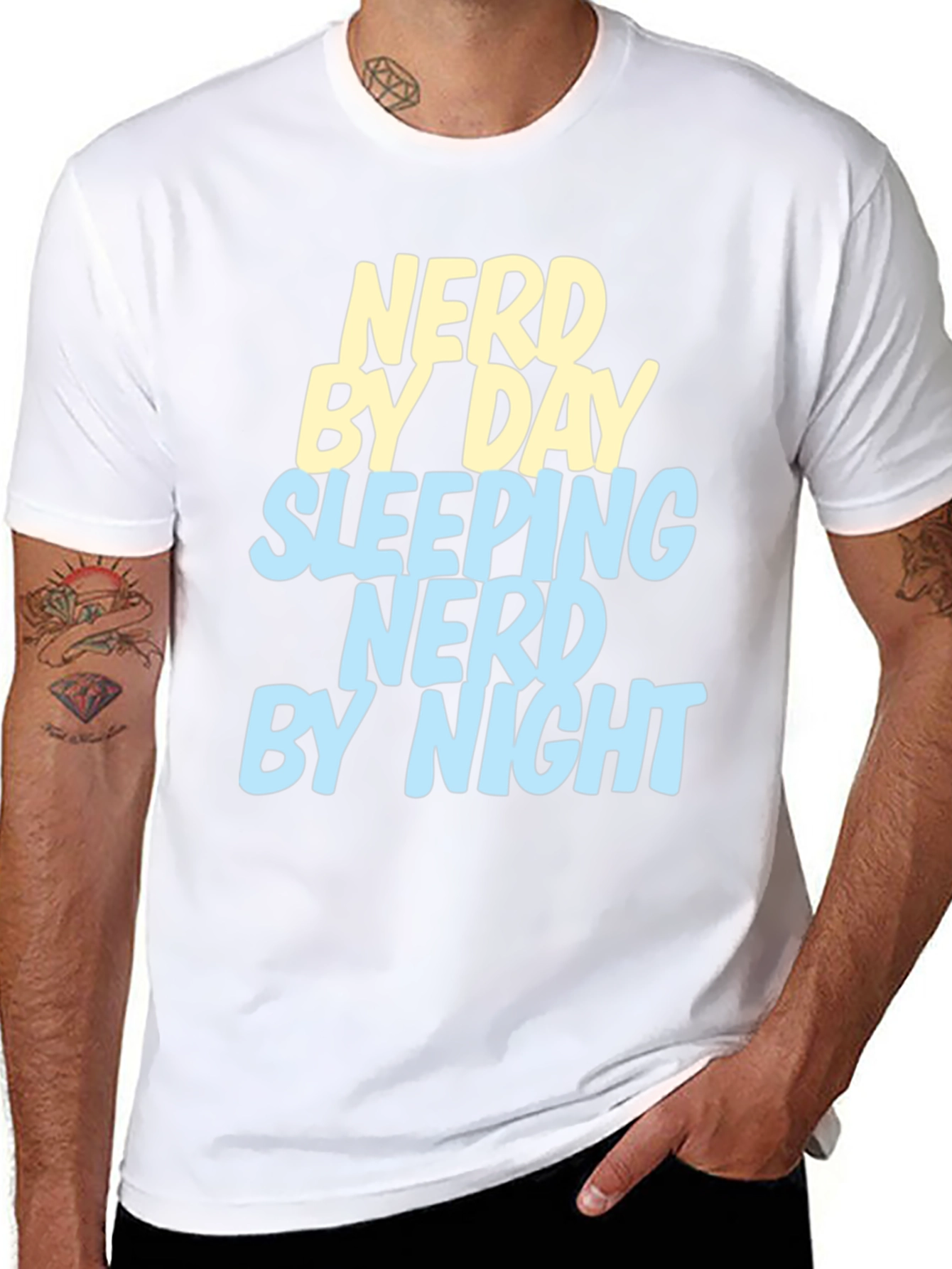 Nerd By Day T-Shirt - Gamer Geek Tee