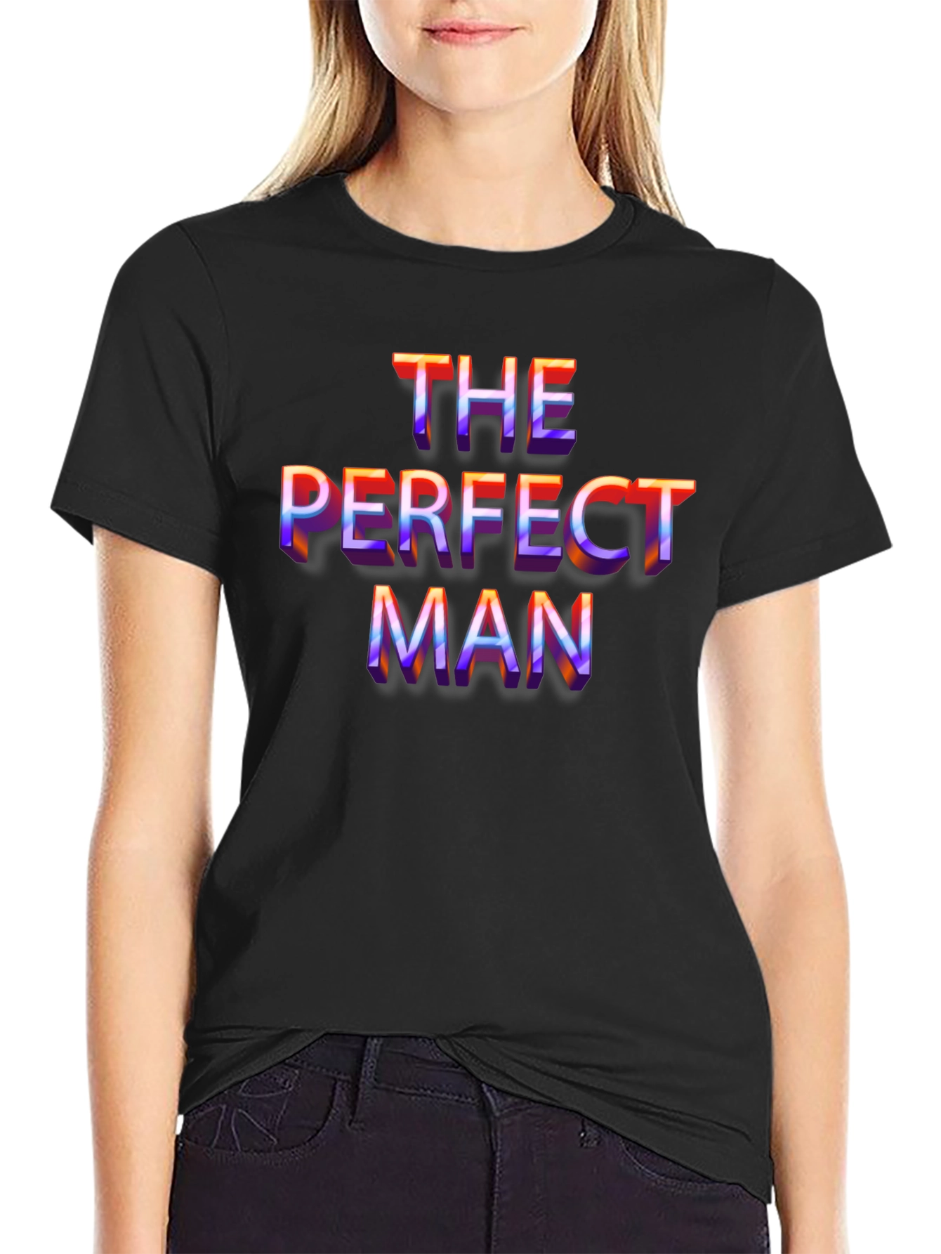 The Perfect Man Graphic Tee - Bold Retro Style
