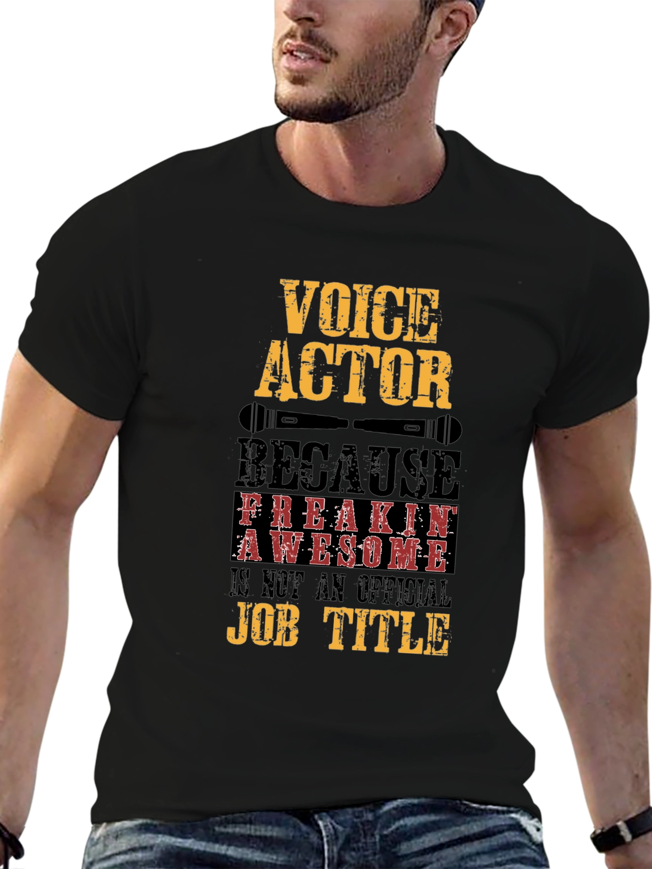 Voice Actor T-Shirt - Freakin Awesome Job Title