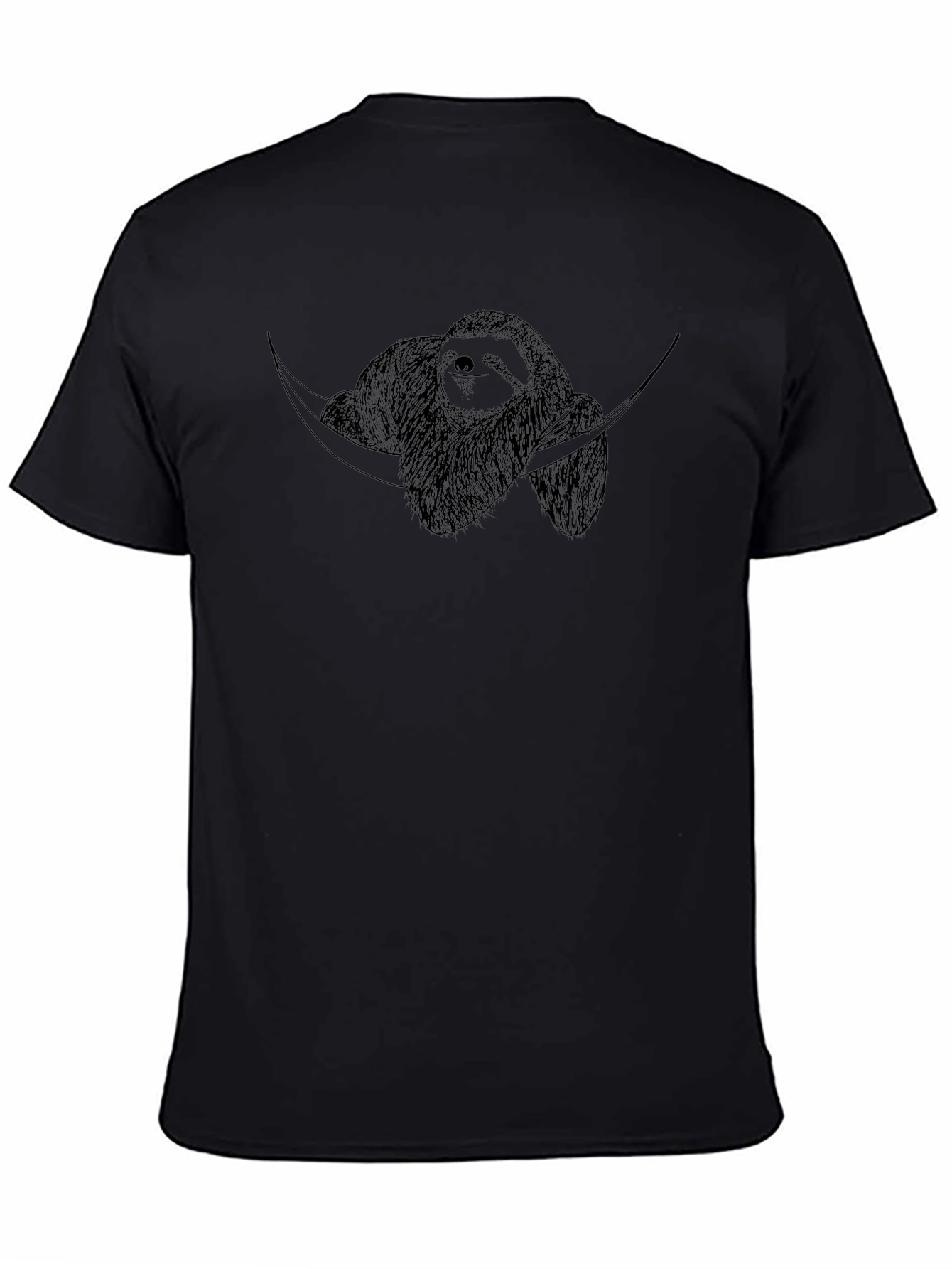 Sloth Hammock Graphic T-Shirt - Relaxed Style