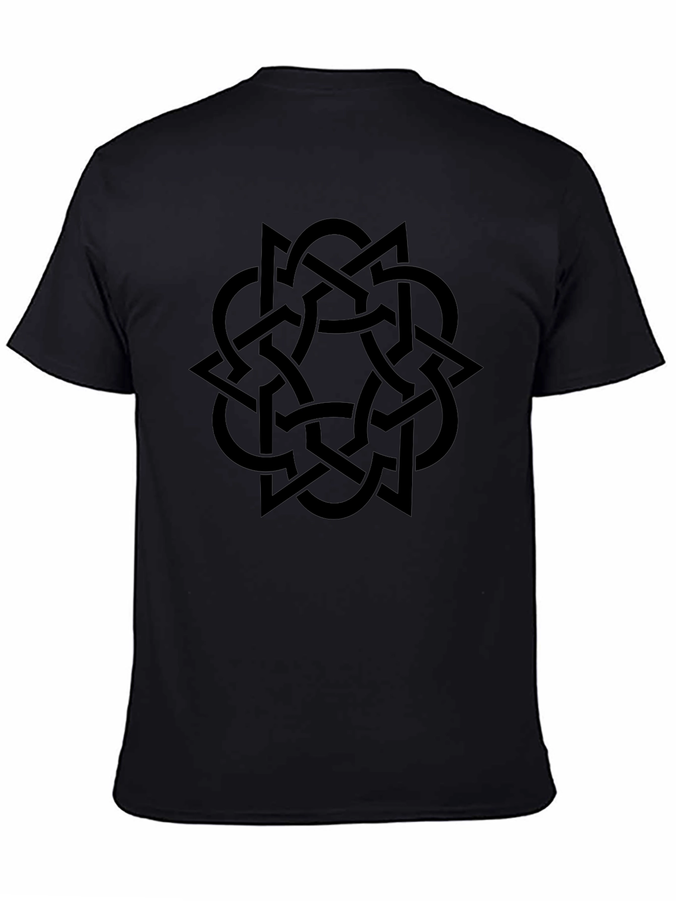 Celtic Knot Black Graphic T-Shirt