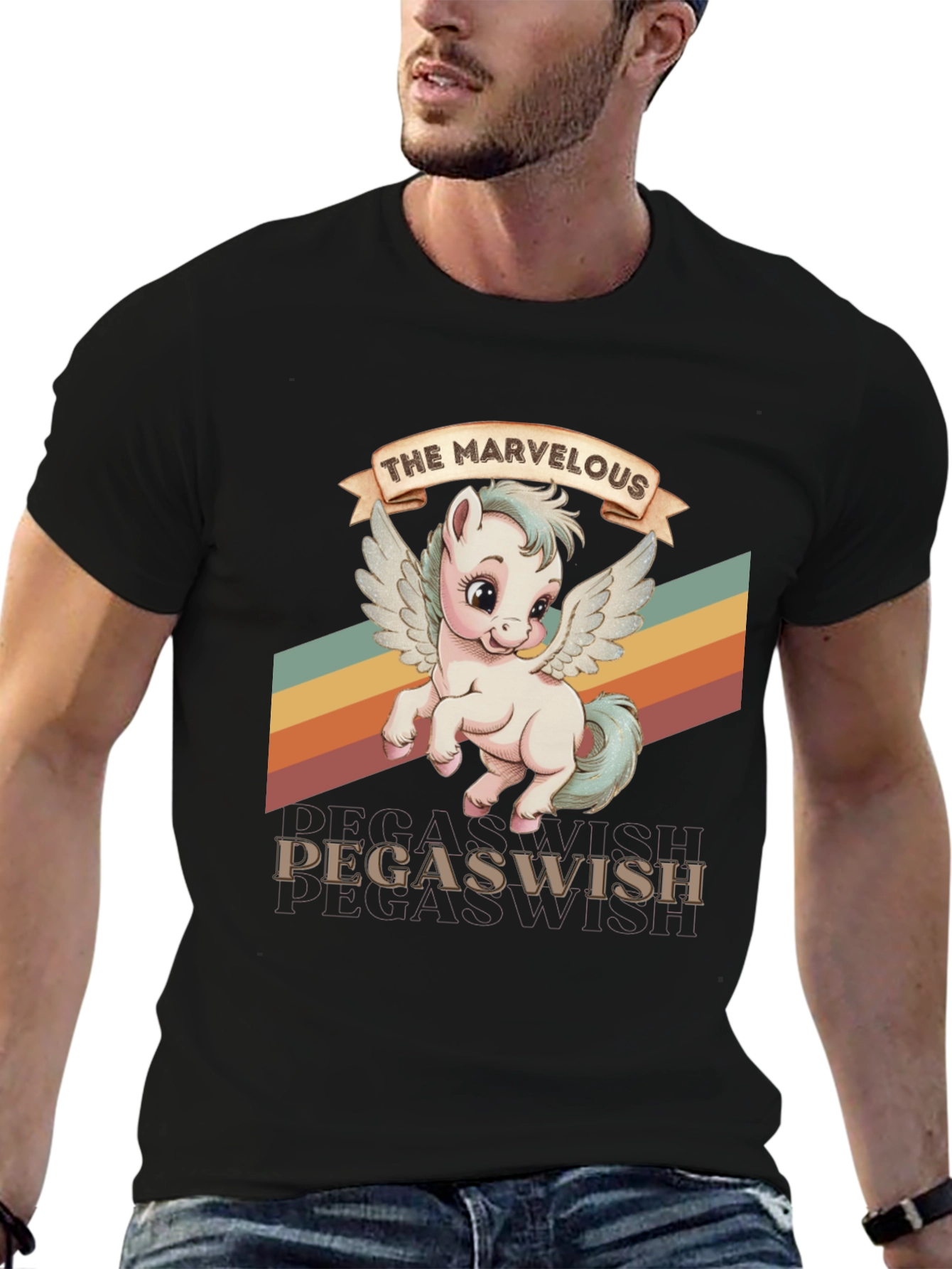 The Marvelous Pegaswish Graphic Tee