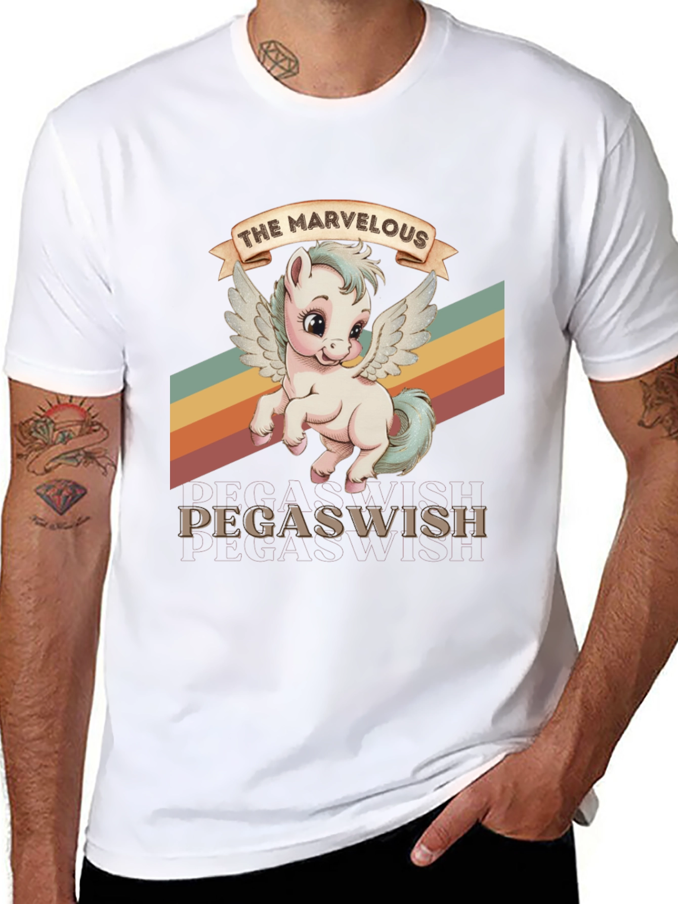 The Marvelous Pegaswish Graphic Tee