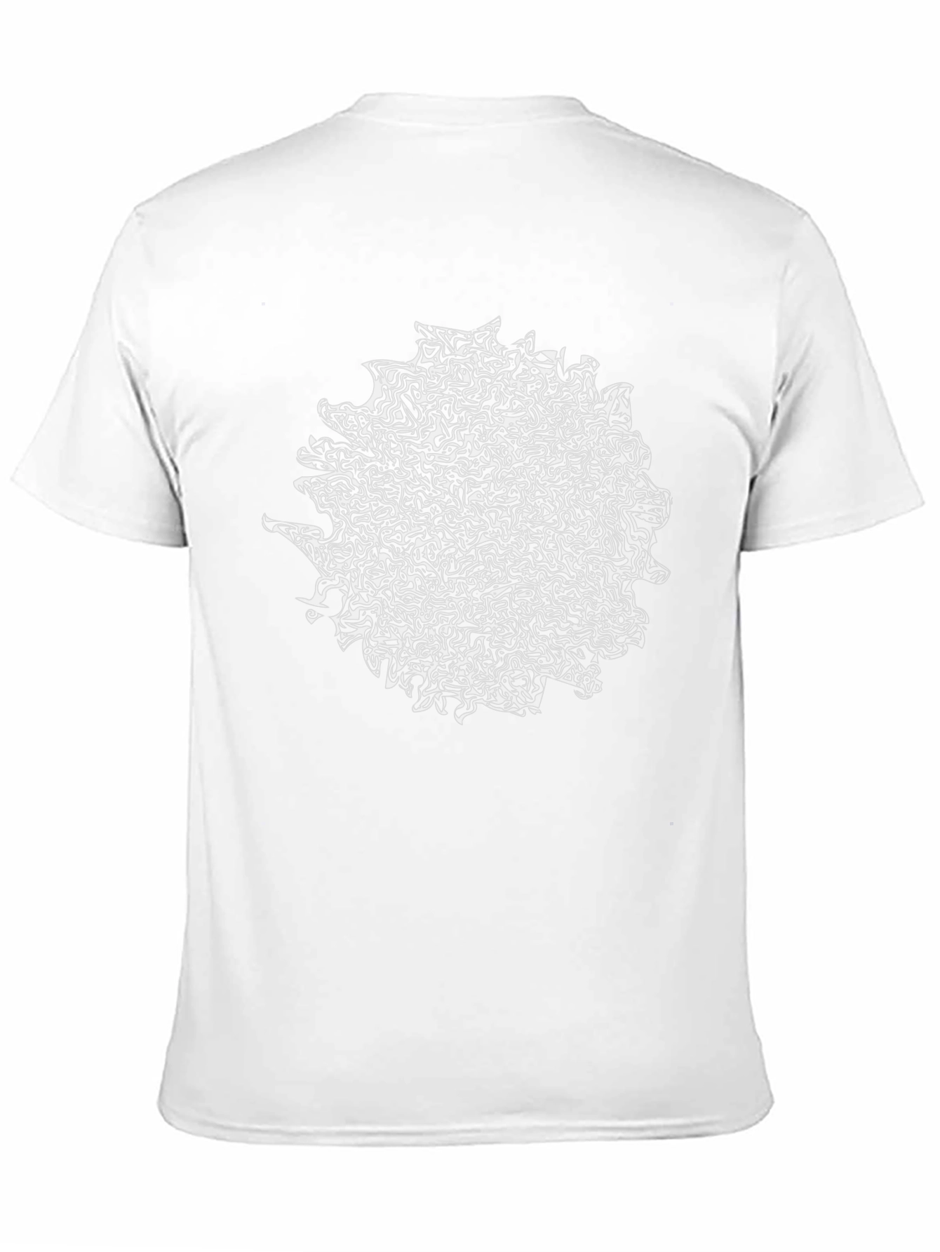 Abstract Art Graphic Black T-Shirt