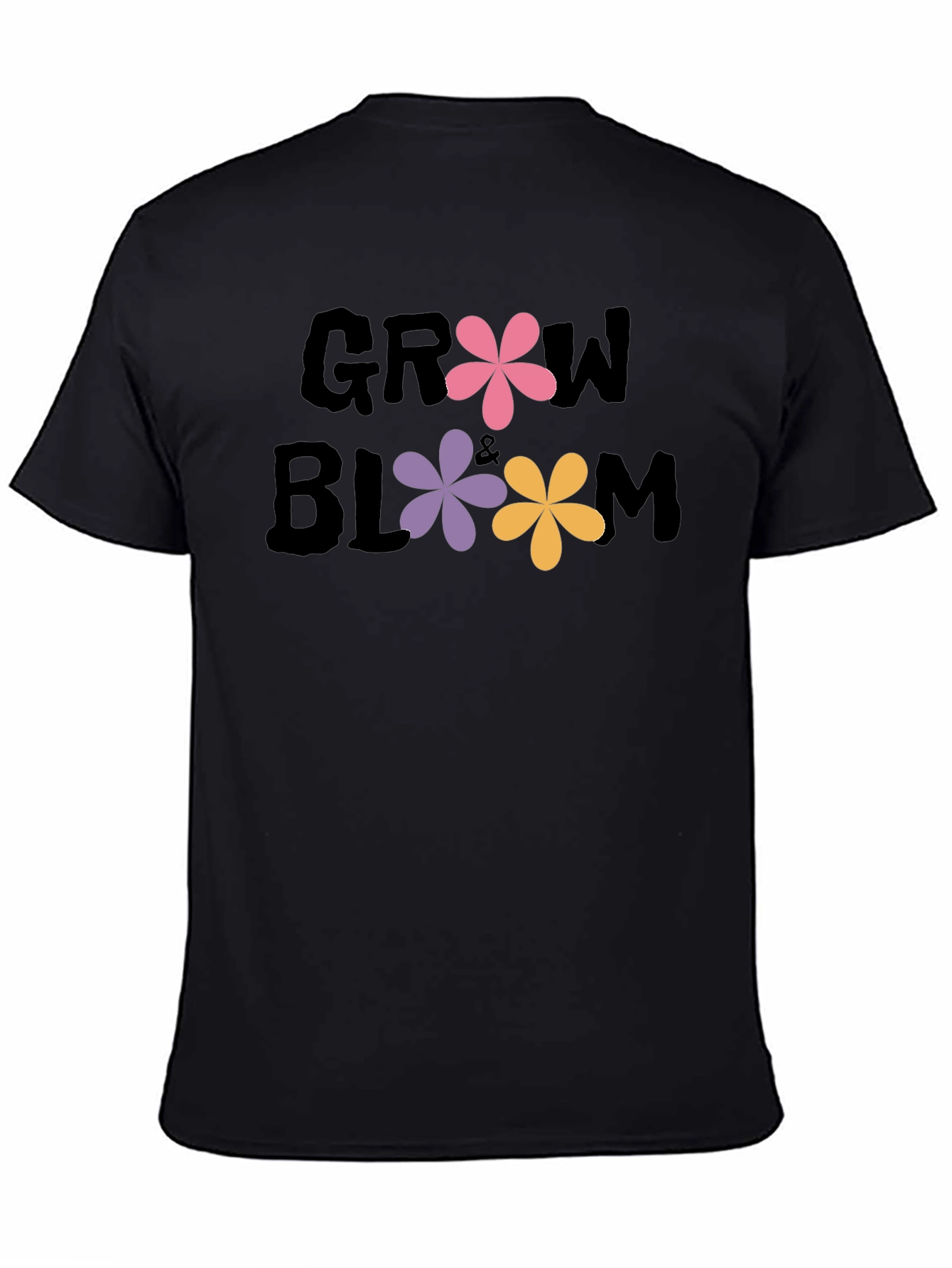 Grow & Bloom Graphic Tee - Floral Design