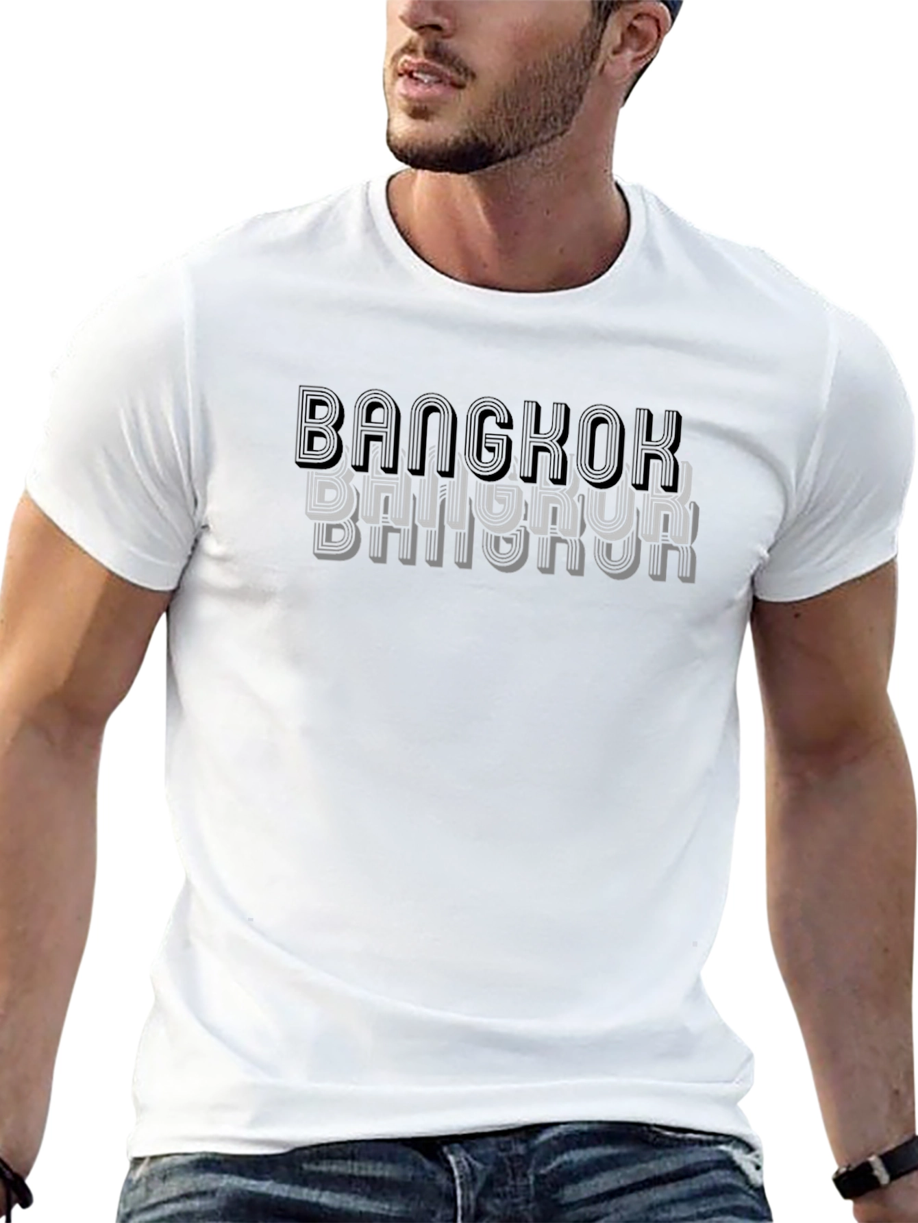 Bangkok T-Shirt - Graphic Print Casual Style