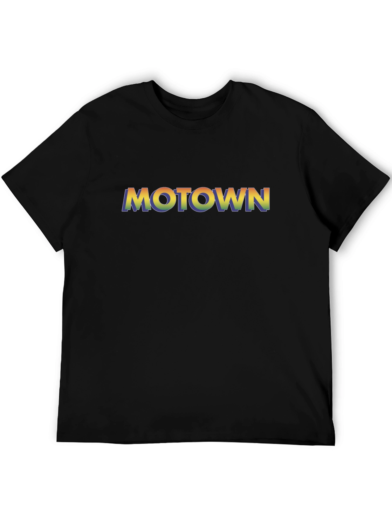Motown Retro Graphic Black T-Shirt