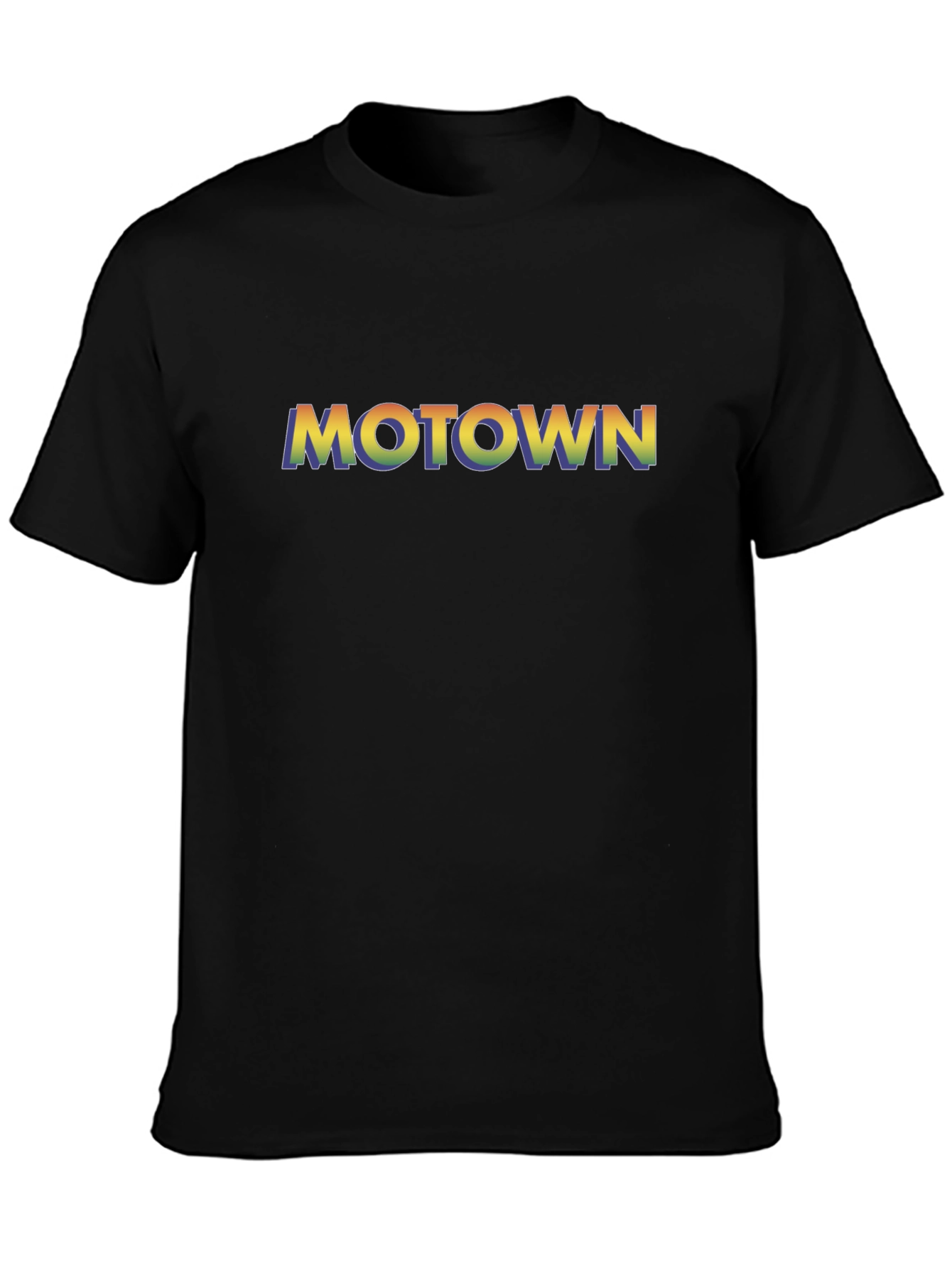 Motown Retro Graphic Black T-Shirt