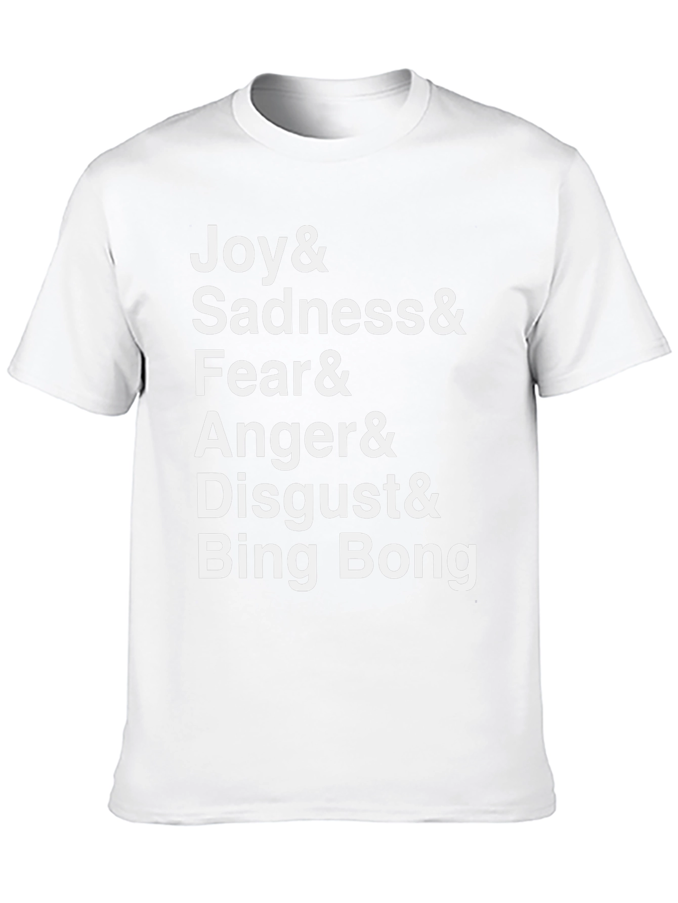 Joy Sadness Fear Anger Disgust Bing Bong Black T-Shirt