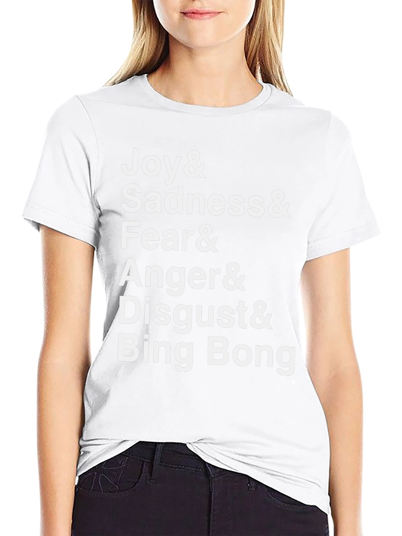 Joy Sadness Fear Anger Disgust Bing Bong Black T-Shirt