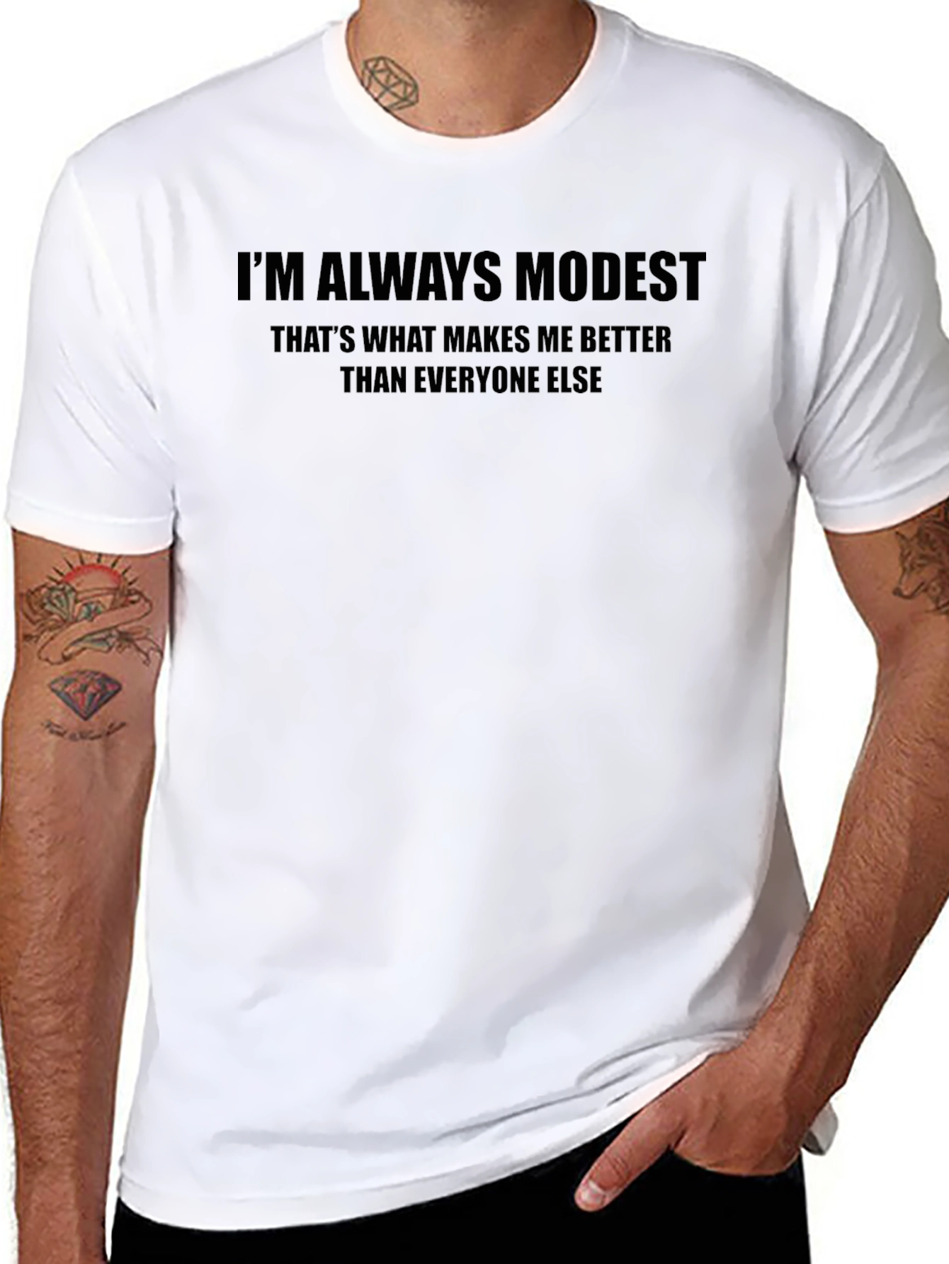 Im Always Modest Graphic T-Shirt