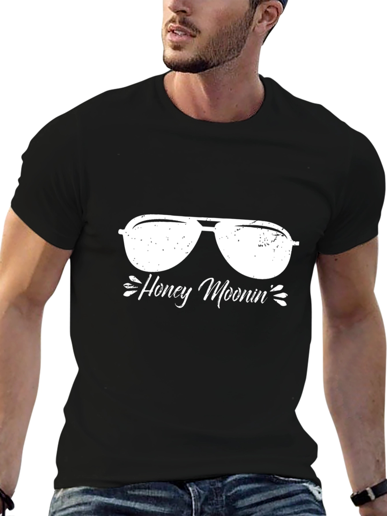 Honey Moonin Graphic T-Shirt - Black