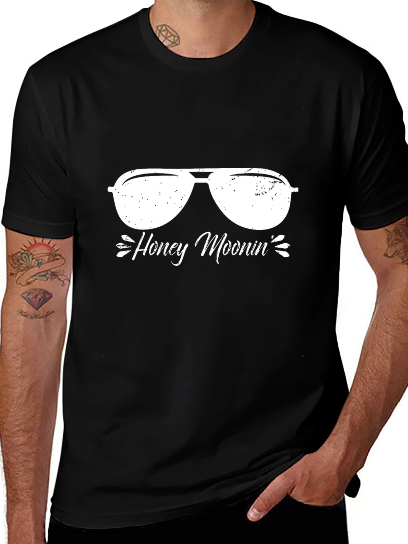 Honey Moonin Graphic T-Shirt - Black