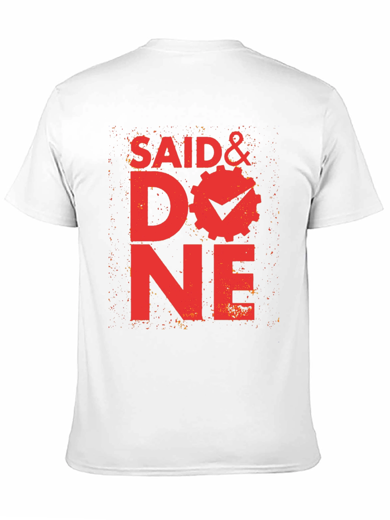 Said & Done Graphic Tee - Black Cotton T-Shirt