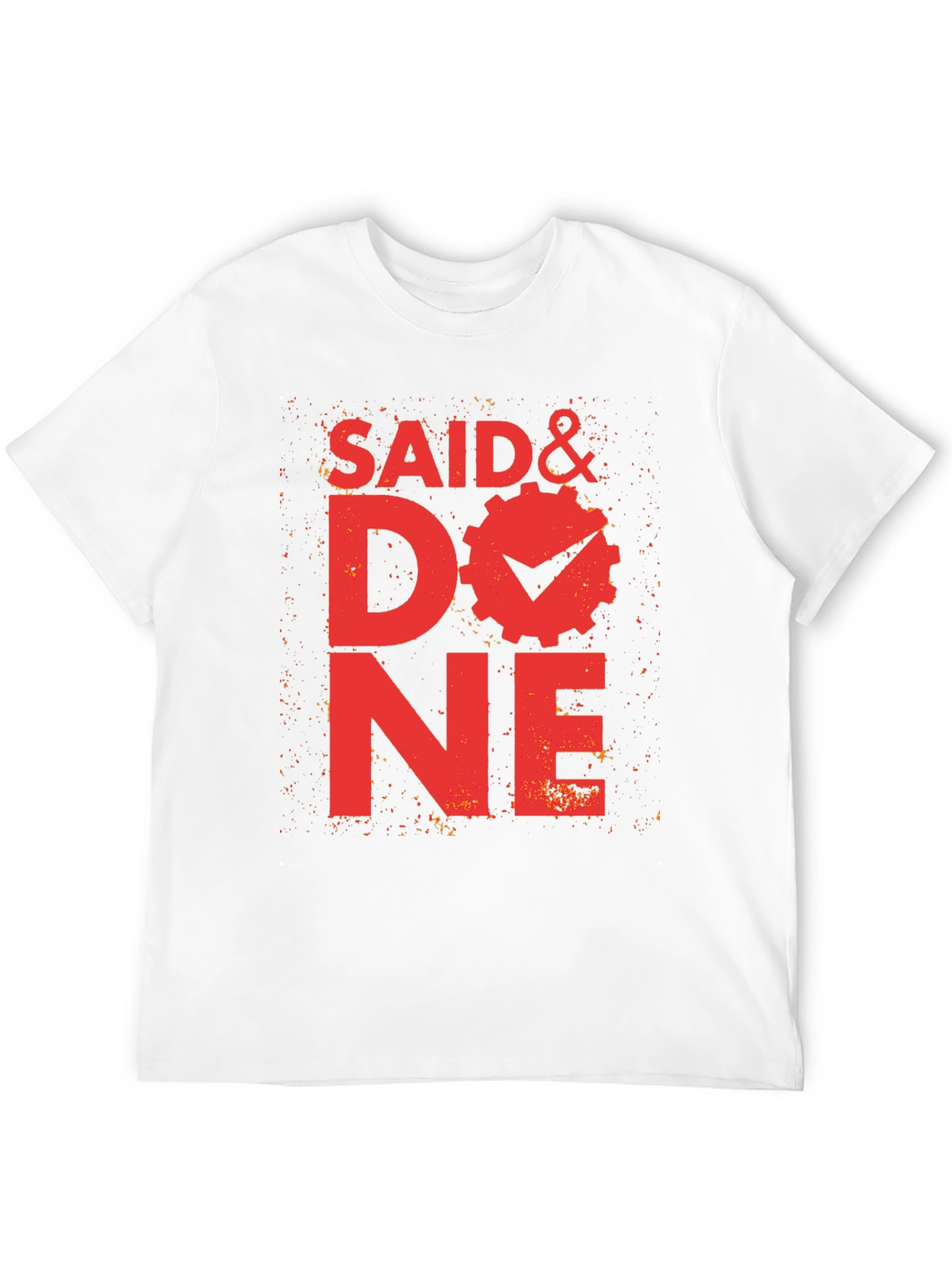Said & Done Graphic Tee - Black Cotton T-Shirt