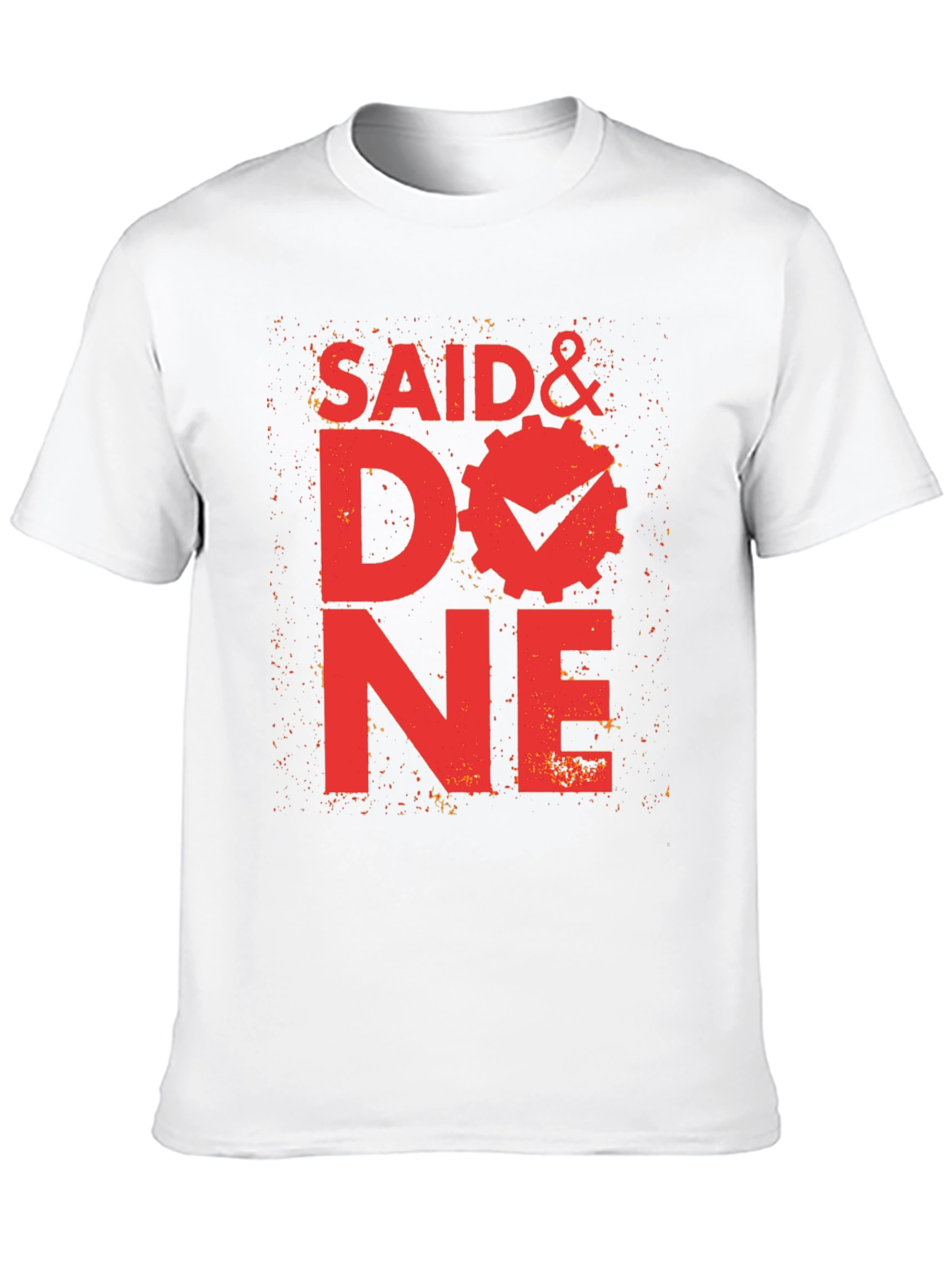 Said & Done Graphic Tee - Black Cotton T-Shirt