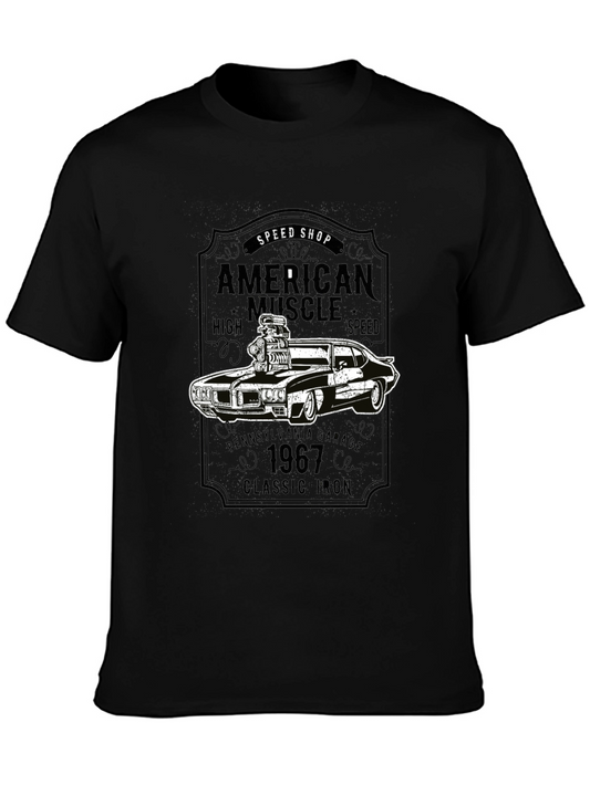 American Muscle Car Graphic T-Shirt