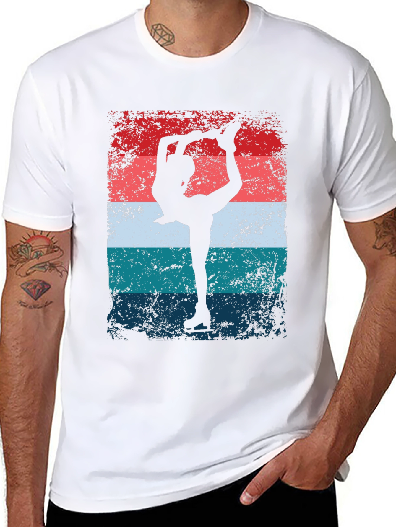 Figure Skating Retro T-Shirt