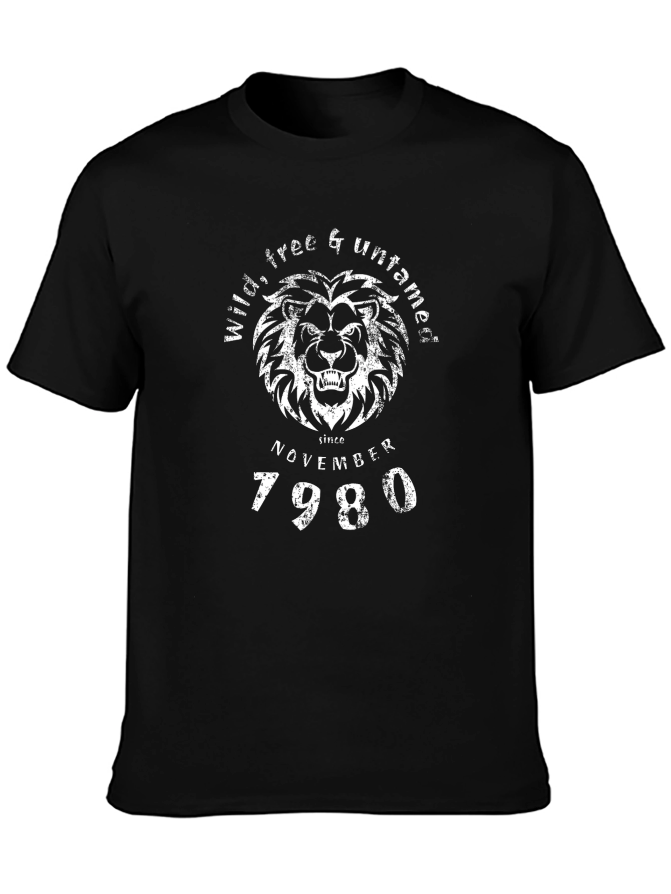 Wild & Untamed Lion Graphic T-Shirt