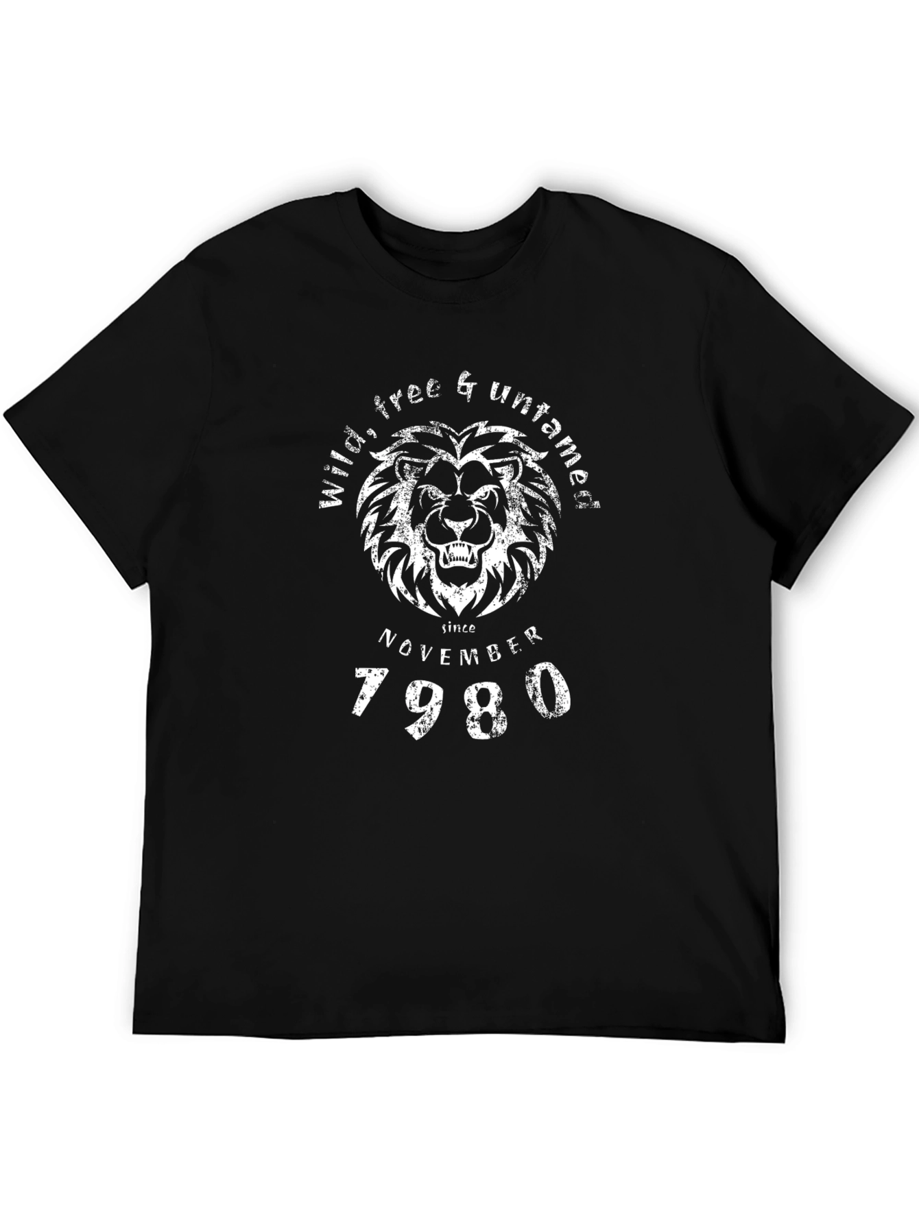 Wild & Untamed Lion Graphic T-Shirt